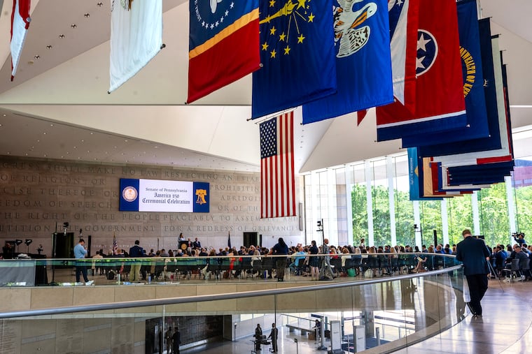 The Pennsylvania Senate hosts a ceremonial meeting at the National Constitution Center Tuesday, May 5, 2026.
