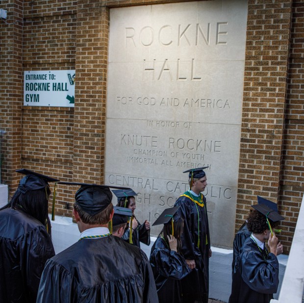 Allentown Central Catholic held its graduation Friday, May 29, 2026, at the school's Rockne Hall in Allentown. (Jane Therese/Special to The Morning Call)