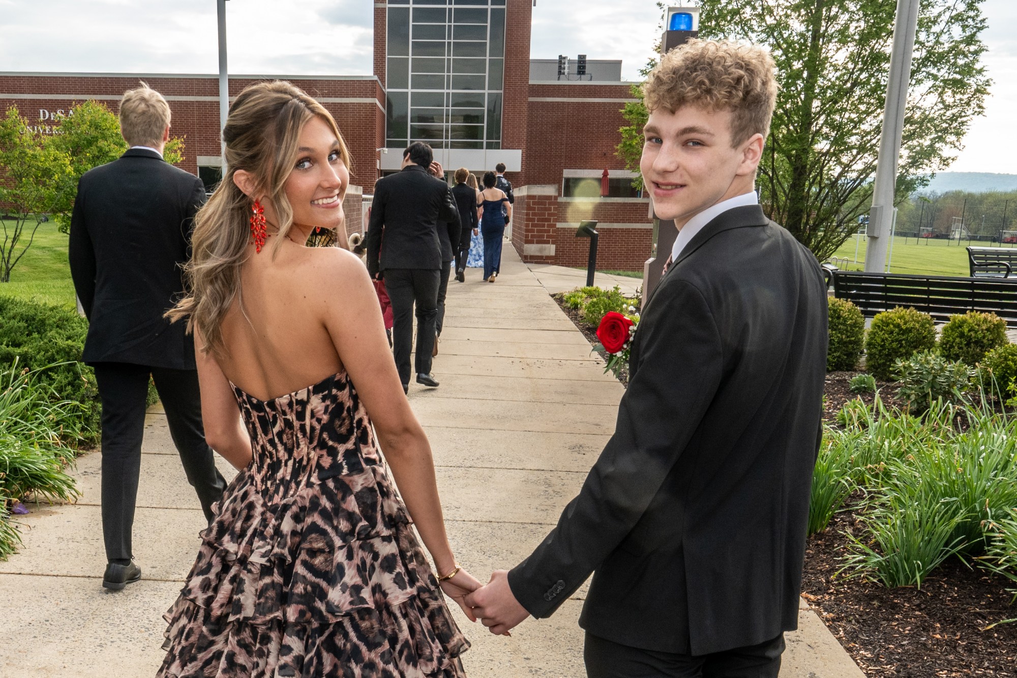 Allentown Central Catholic High School held its prom Saturday, May 9, 2026 at DeSales University in Center Valley. Students and their guests arrive to the big night.(Jonathan Broady/Special to The Morning Call)