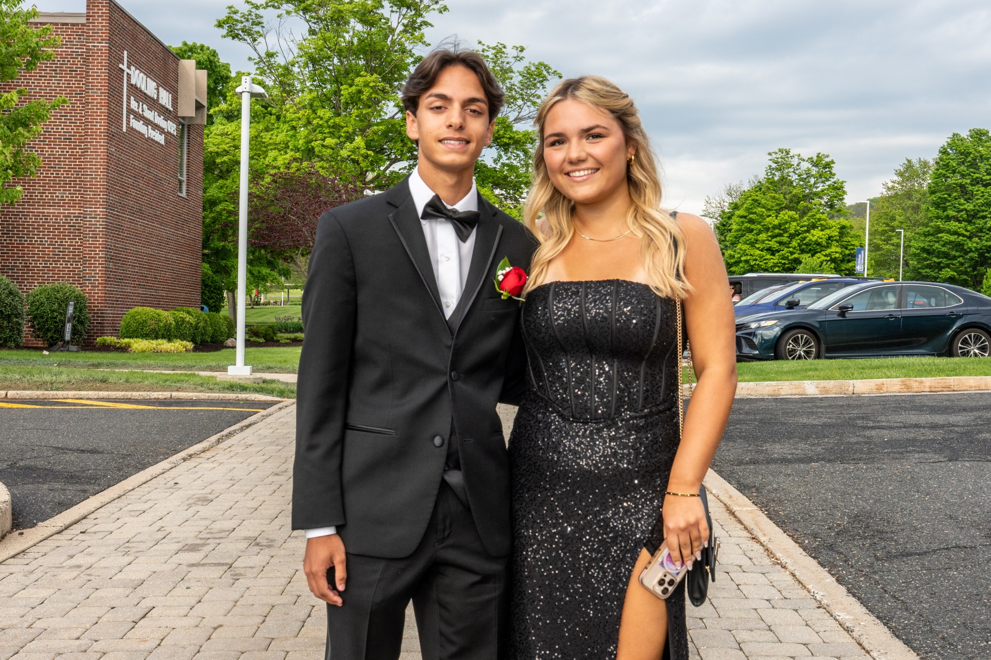 Allentown Central Catholic High School held its prom Saturday, May 9, 2026 at DeSales University in Center Valley. Students and their guests arrive to the big night.(Jonathan Broady/Special to The Morning Call)
