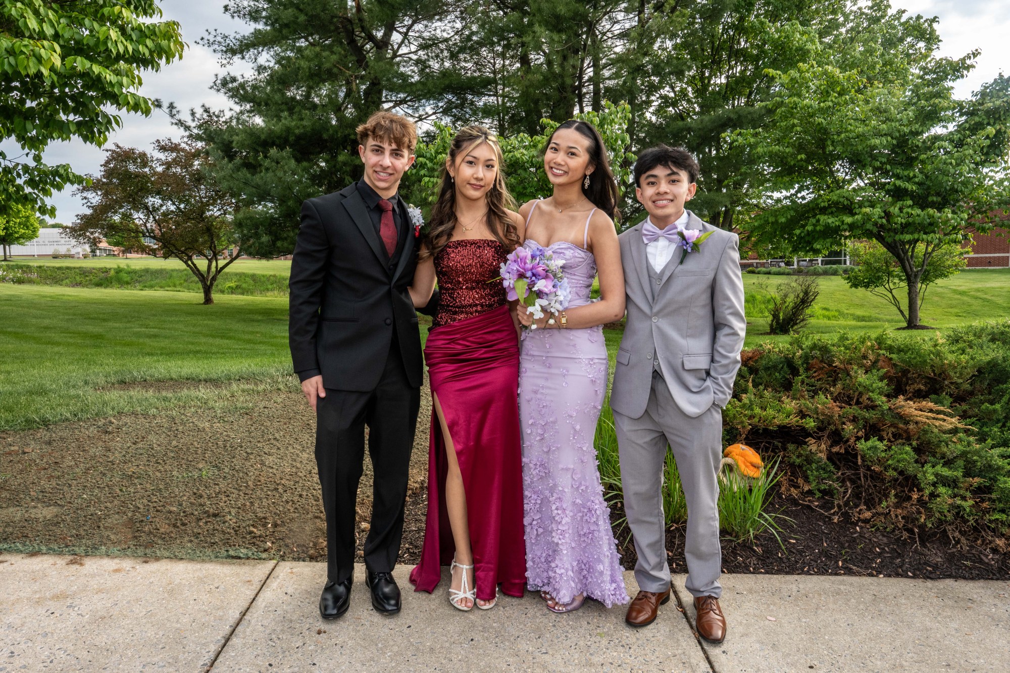 Allentown Central Catholic High School held its prom Saturday, May 9, 2026 at DeSales University in Center Valley. Students and their guests arrive to the big night.(Jonathan Broady/Special to The Morning Call)