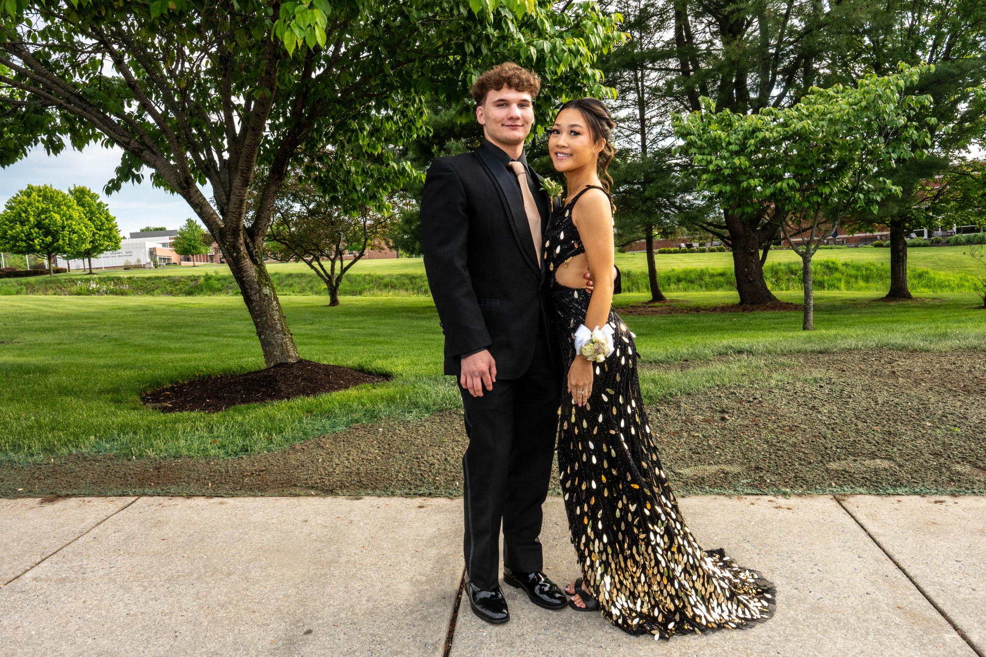 Allentown Central Catholic High School held its prom Saturday, May 9, 2026 at DeSales University in Center Valley. Students and their guests arrive to the big night.(Jonathan Broady/Special to The Morning Call)