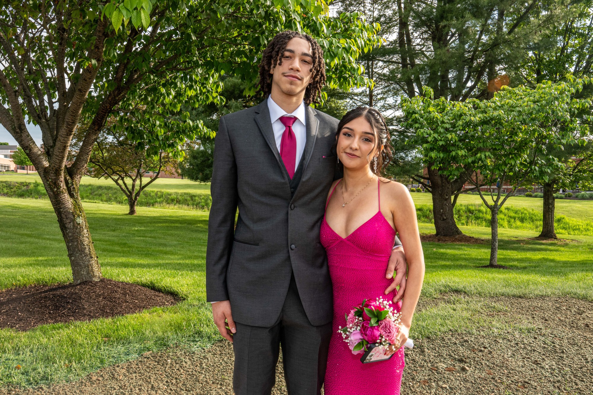 Allentown Central Catholic High School held its prom Saturday, May 9, 2026 at DeSales University in Center Valley. Students and their guests arrive to the big night.(Jonathan Broady/Special to The Morning Call)