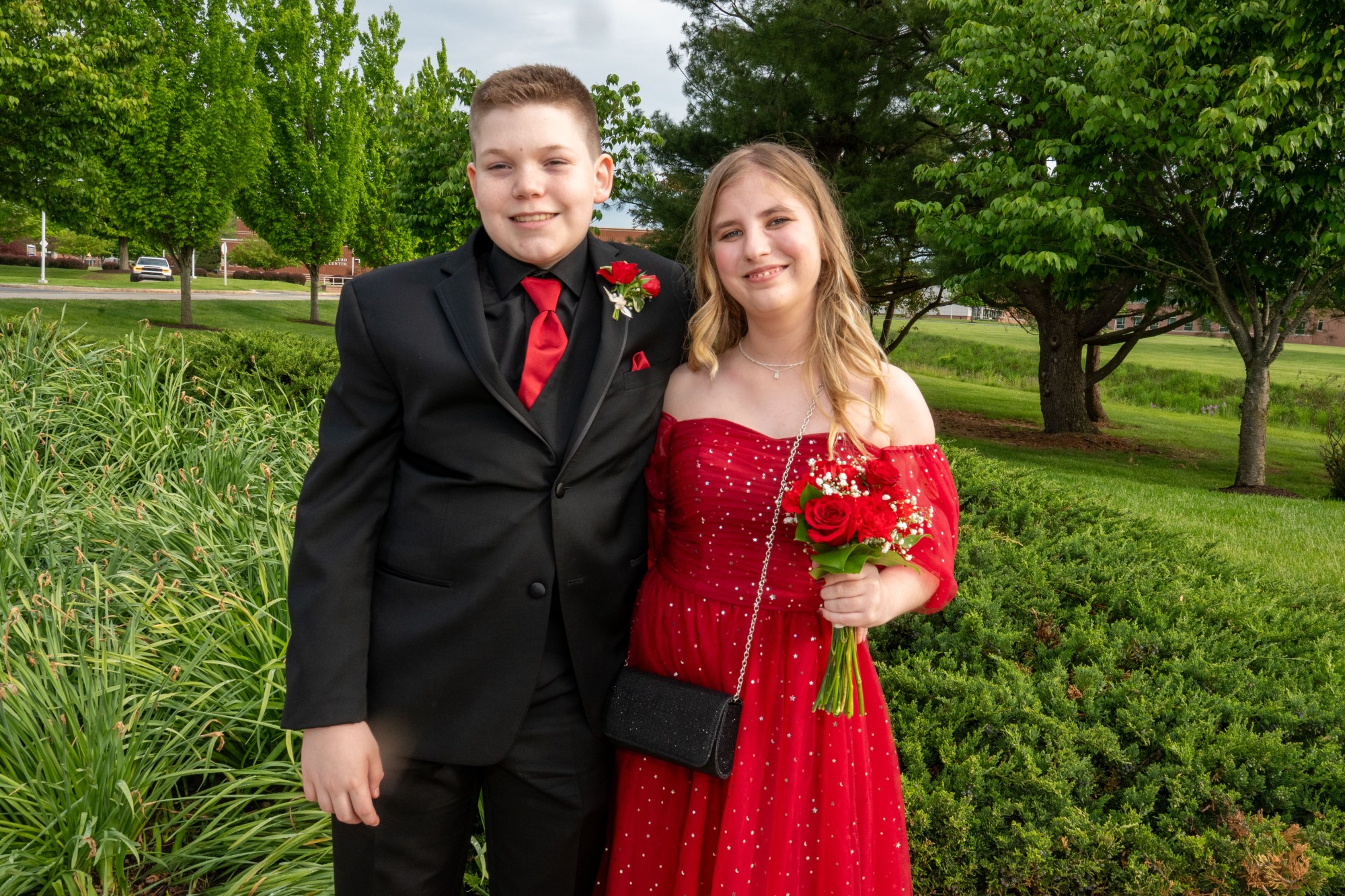 Allentown Central Catholic High School held its prom Saturday, May 9, 2026 at DeSales University in Center Valley. Students and their guests arrive to the big night.(Jonathan Broady/Special to The Morning Call)
