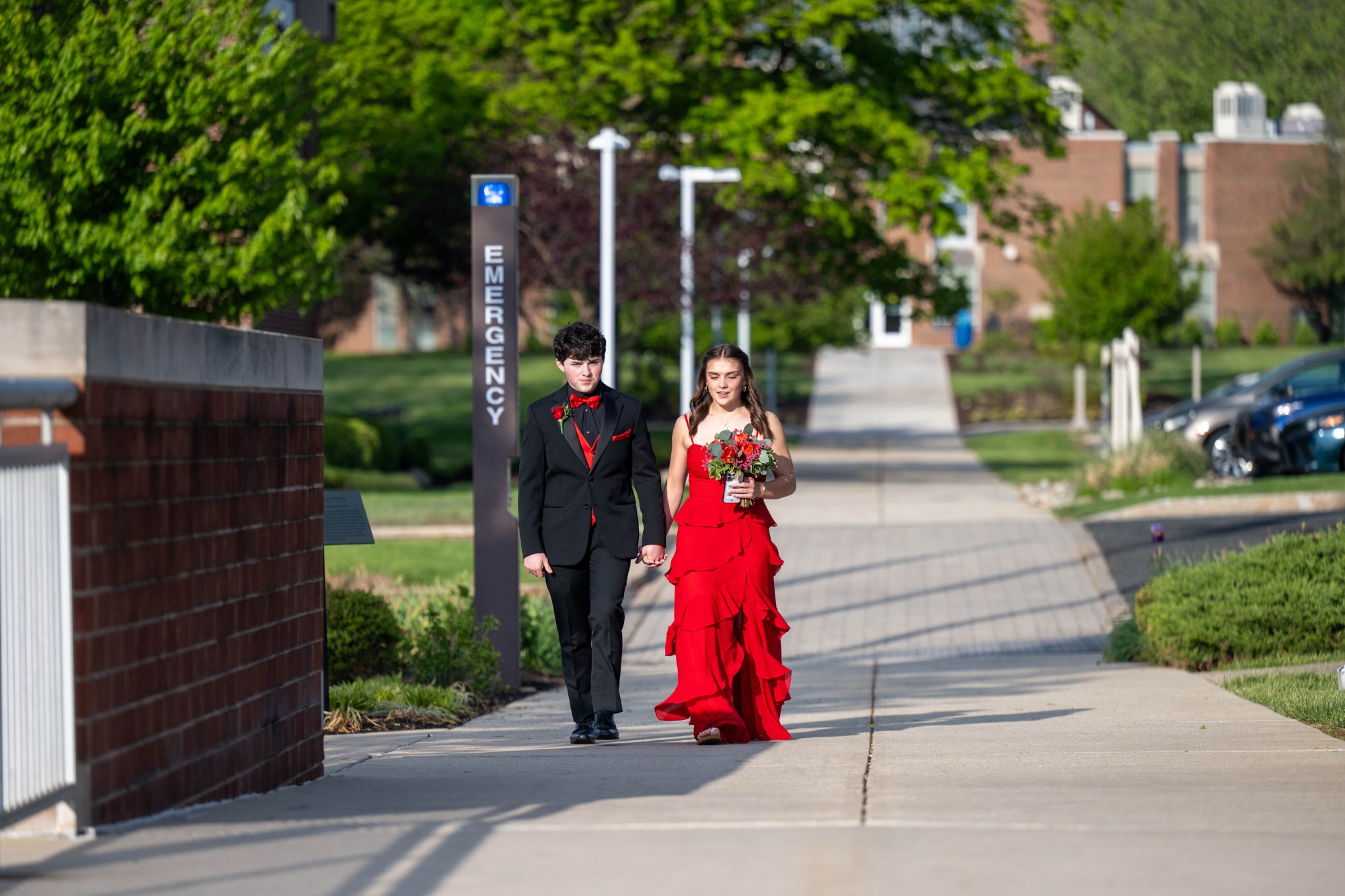 Allentown Central Catholic High School held its prom Saturday, May 9, 2026 at DeSales University in Center Valley. Students and their guests arrive to the big night.(Jonathan Broady/Special to The Morning Call)