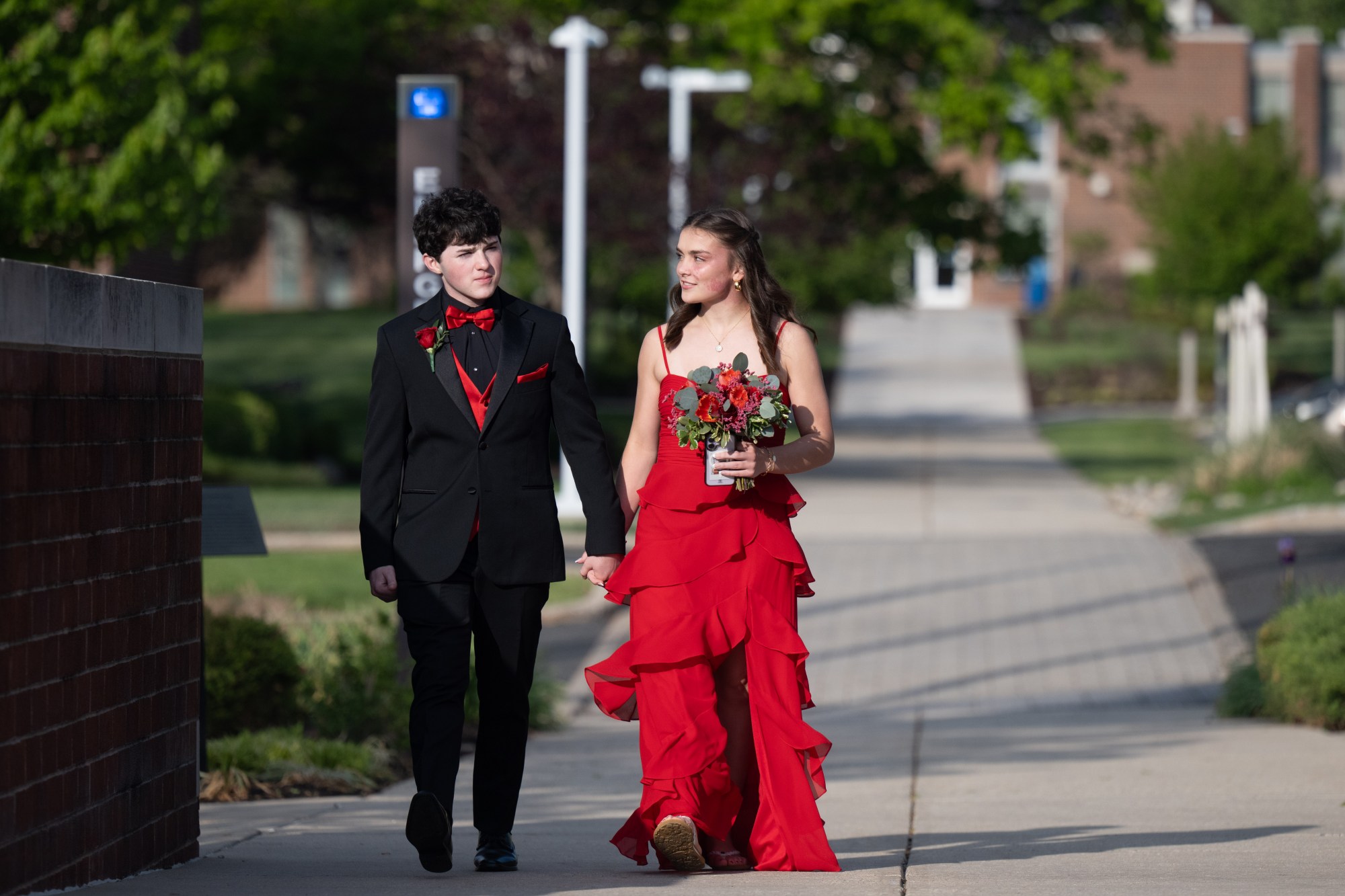 Allentown Central Catholic High School held its prom Saturday, May 9, 2026 at DeSales University in Center Valley. Students and their guests arrive to the big night.(Jonathan Broady/Special to The Morning Call)