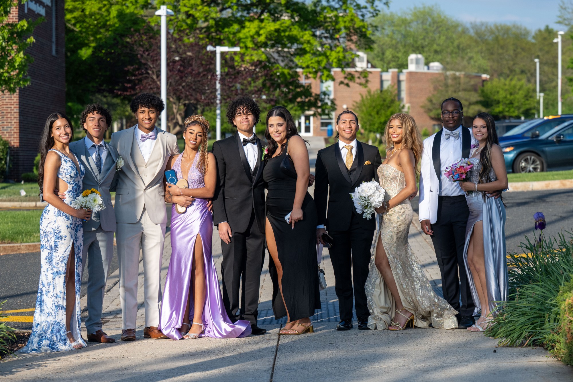 Allentown Central Catholic High School held its prom Saturday, May 9, 2026 at DeSales University in Center Valley. Students and their guests arrive to the big night.(Jonathan Broady/Special to The Morning Call)