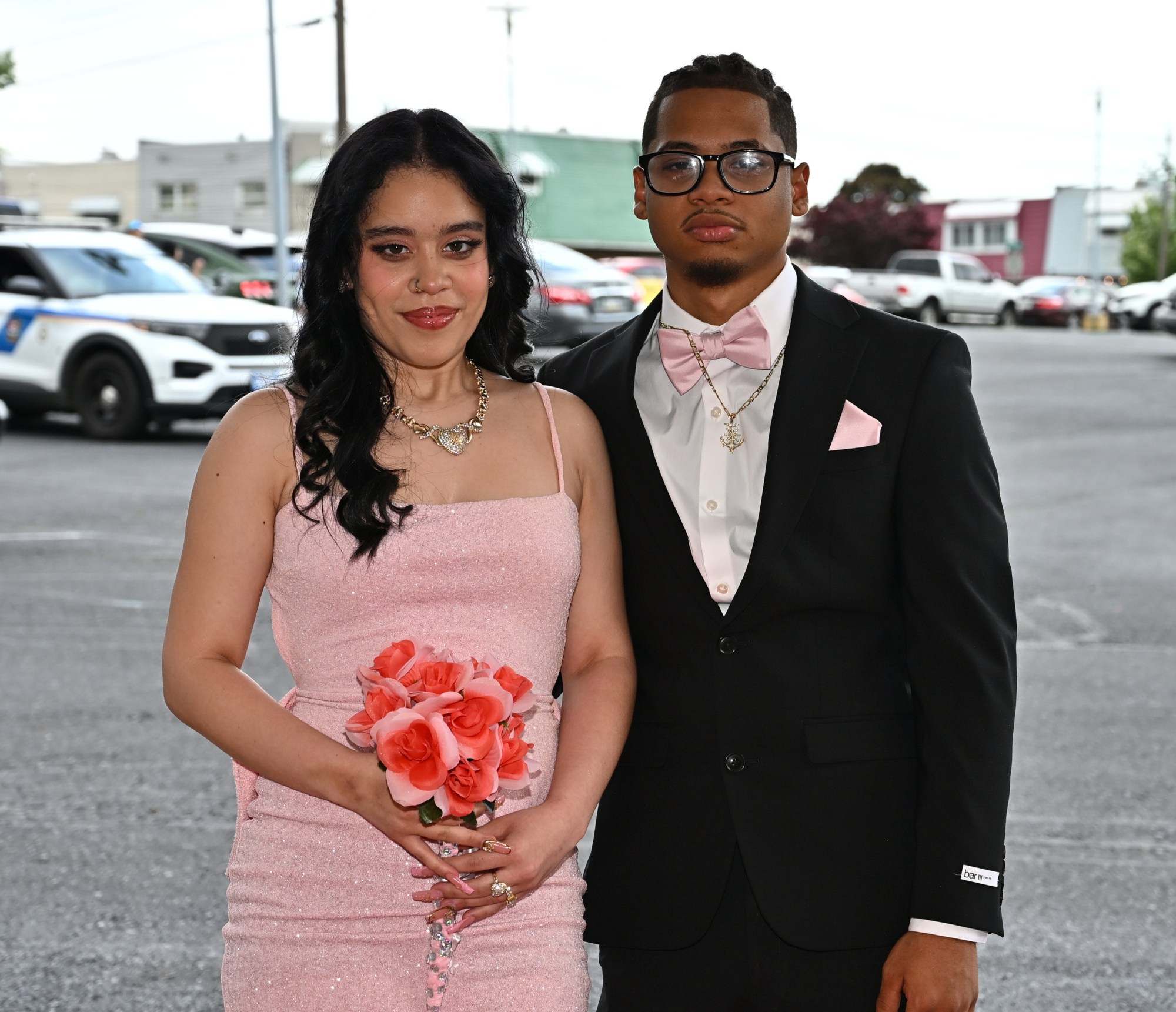 Allen High School held its prom Saturday, May 16, at The Palace Center in Allentown. Students and their guests arrive to the big night. (April Gamiz/The Morning Call)