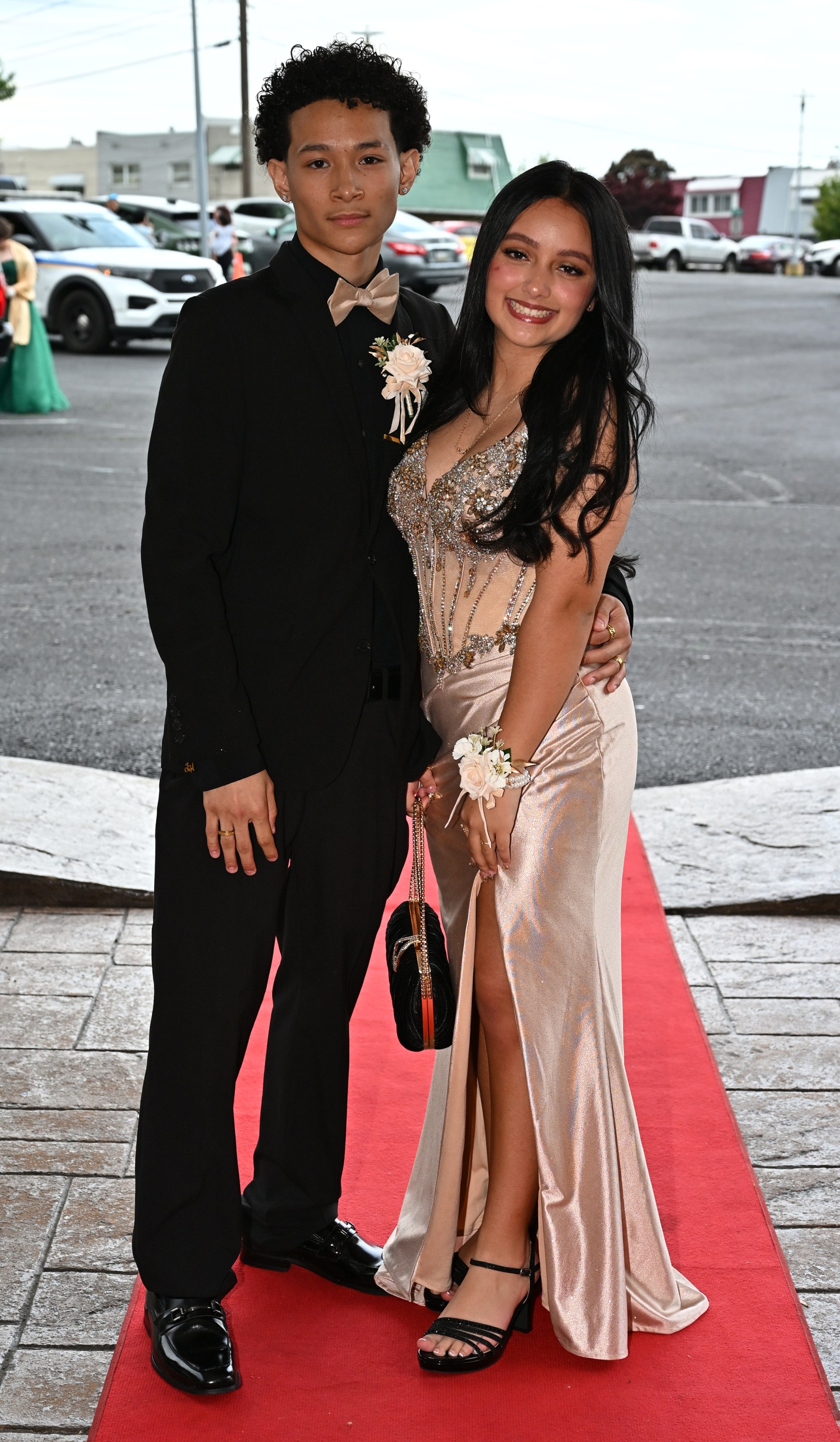 Allen High School held its prom Saturday, May 16, at The Palace Center in Allentown. Students and their guests arrive to the big night. (April Gamiz/The Morning Call)