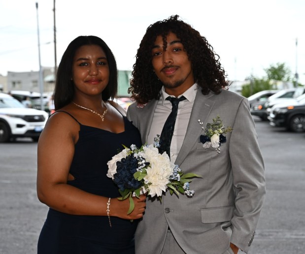 Allen High School held its prom Saturday, May 16, at The Palace Center in Allentown. Students and their guests arrive to the big night. (April Gamiz/The Morning Call)