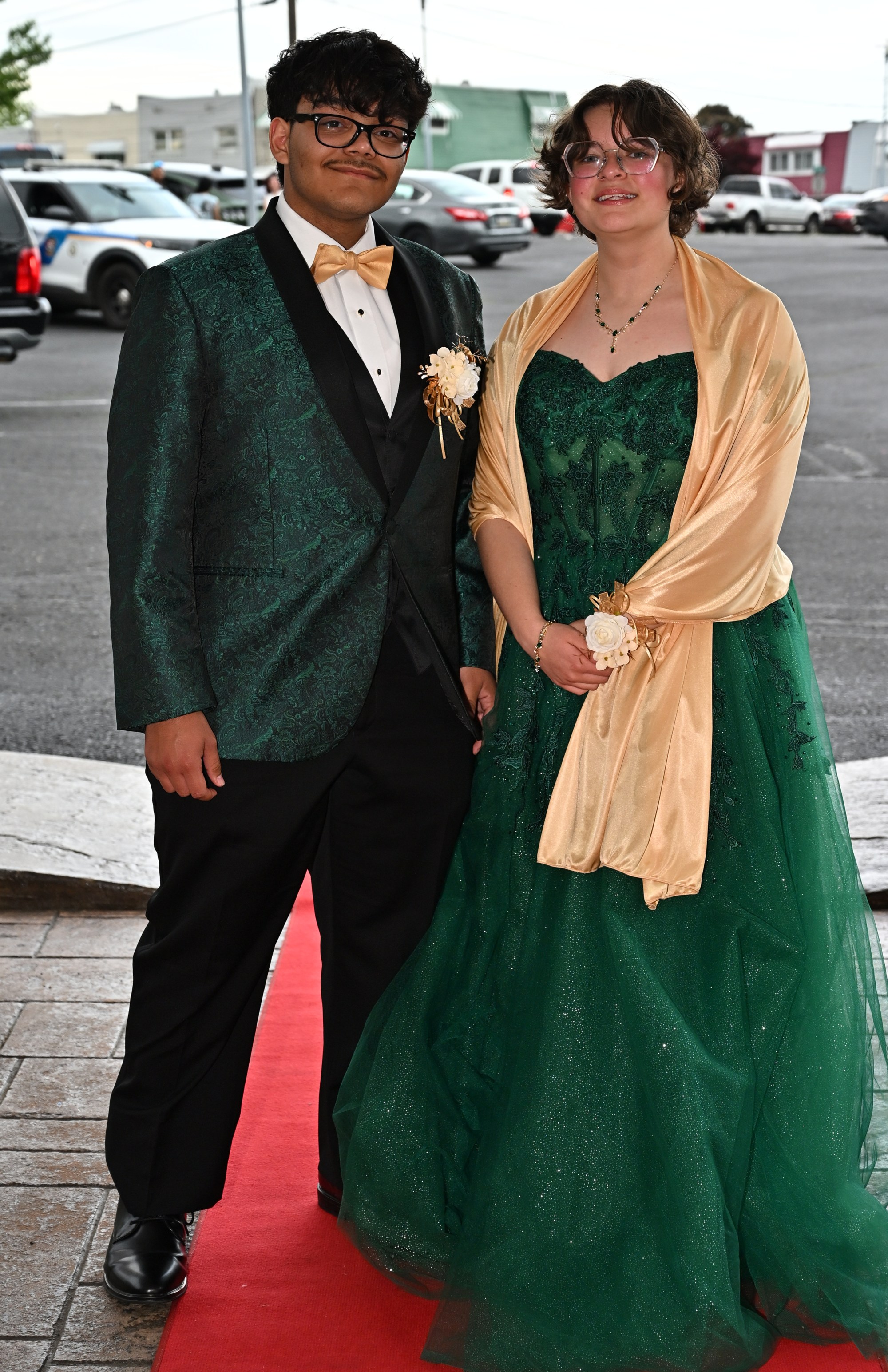 Allen High School held its prom Saturday, May 16, at The Palace Center in Allentown. Students and their guests arrive to the big night. (April Gamiz/The Morning Call)