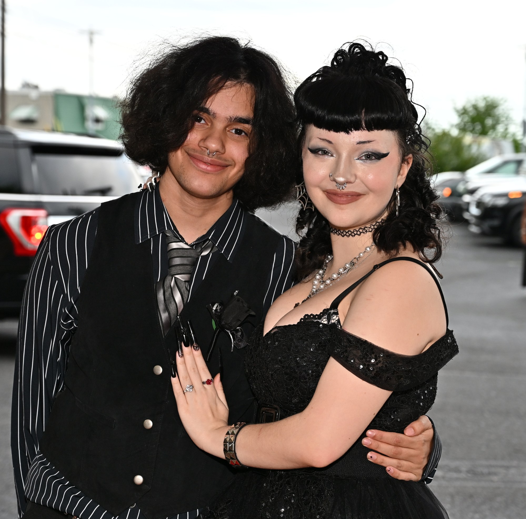 Allen High School held its prom Saturday, May 16, at The Palace Center in Allentown. Students and their guests arrive to the big night. (April Gamiz/The Morning Call)