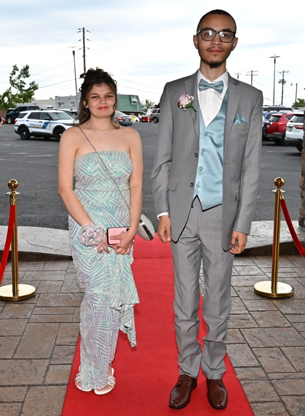 Allen High School held its prom Saturday, May 16, at The Palace Center in Allentown. Students and their guests arrive to the big night. (April Gamiz/The Morning Call)