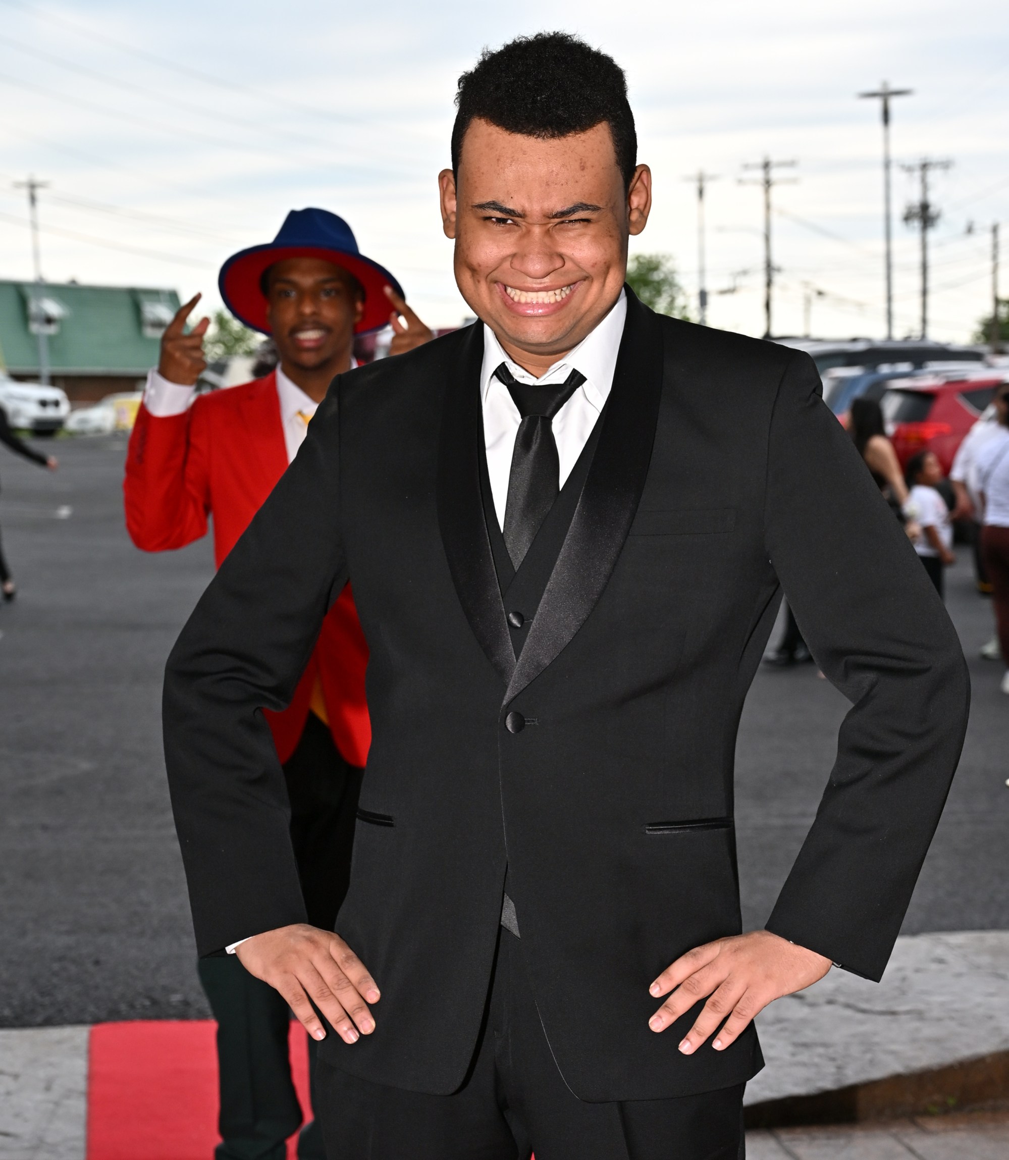 Allen High School held its prom Saturday, May 16, at The Palace Center in Allentown. Students and their guests arrive to the big night. (April Gamiz/The Morning Call)