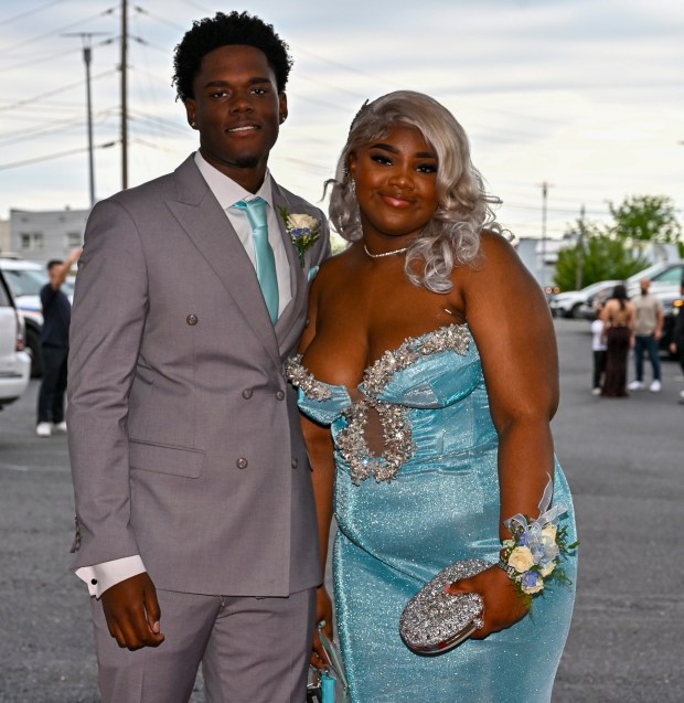 Allen High School held its prom Saturday, May 16, at The Palace Center in Allentown. Students and their guests arrive to the big night. (April Gamiz/The Morning Call)