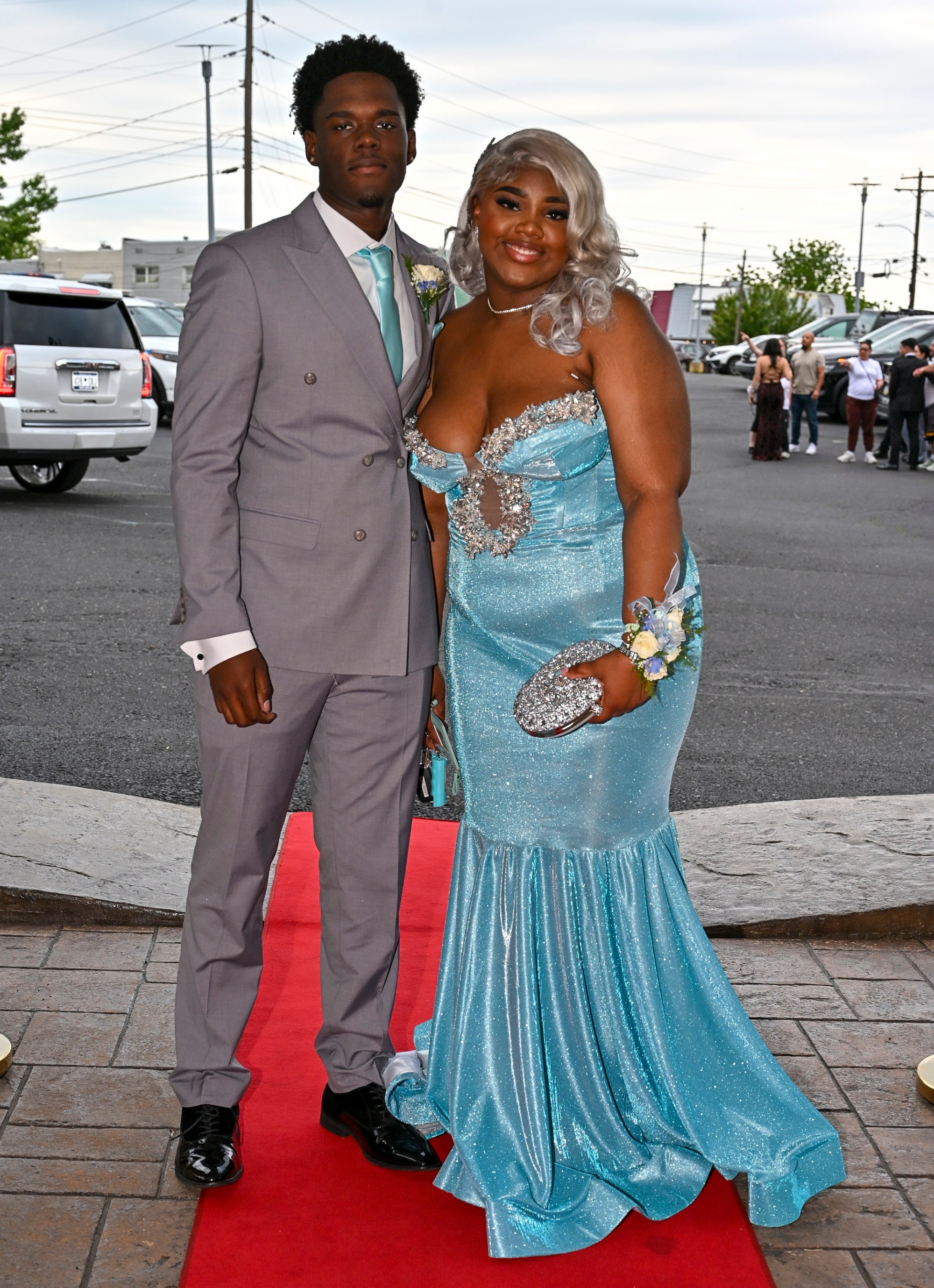 Allen High School held its prom Saturday, May 16, at The Palace Center in Allentown. Students and their guests arrive to the big night. (April Gamiz/The Morning Call)