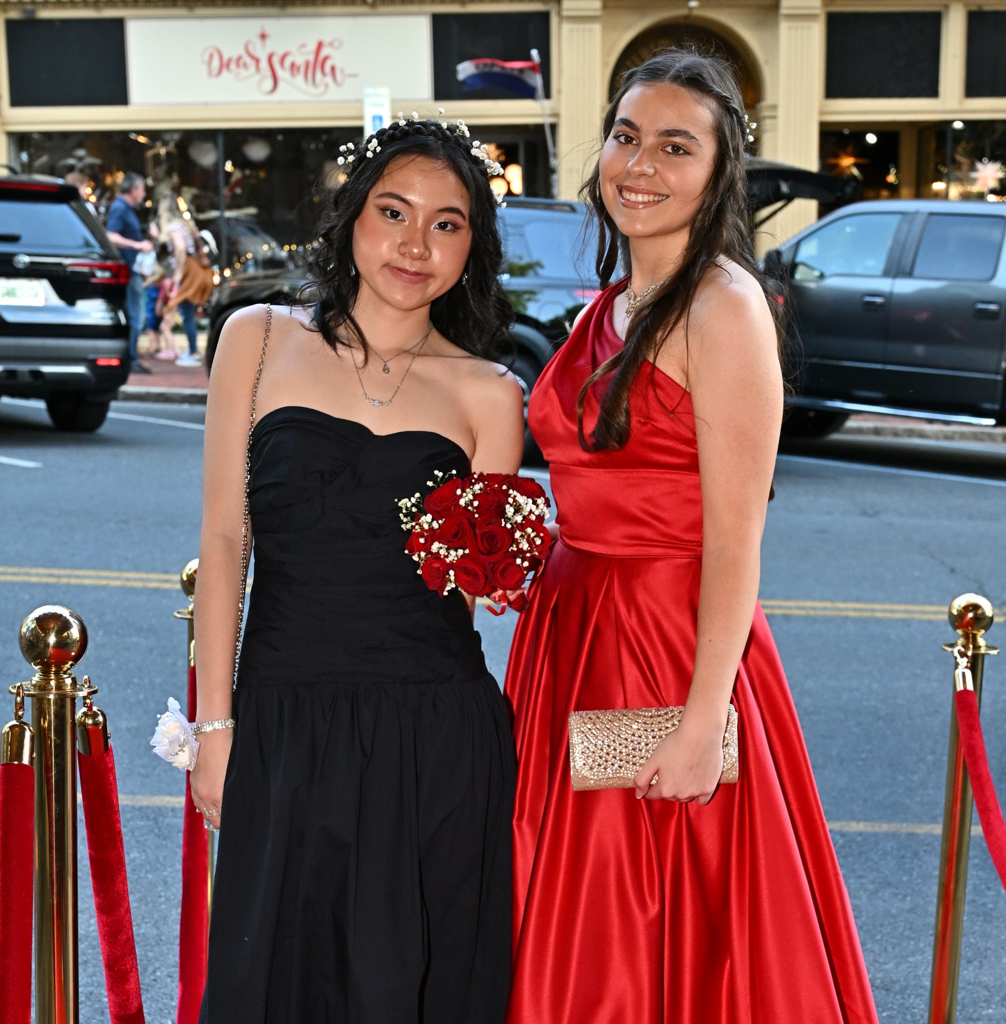Bethlehem Catholic High School held its prom Saturday, May 16, 2026, at Hotel Bethlehem. Students and their guests arrive to the big night. (April Gamiz/The Morning Call)