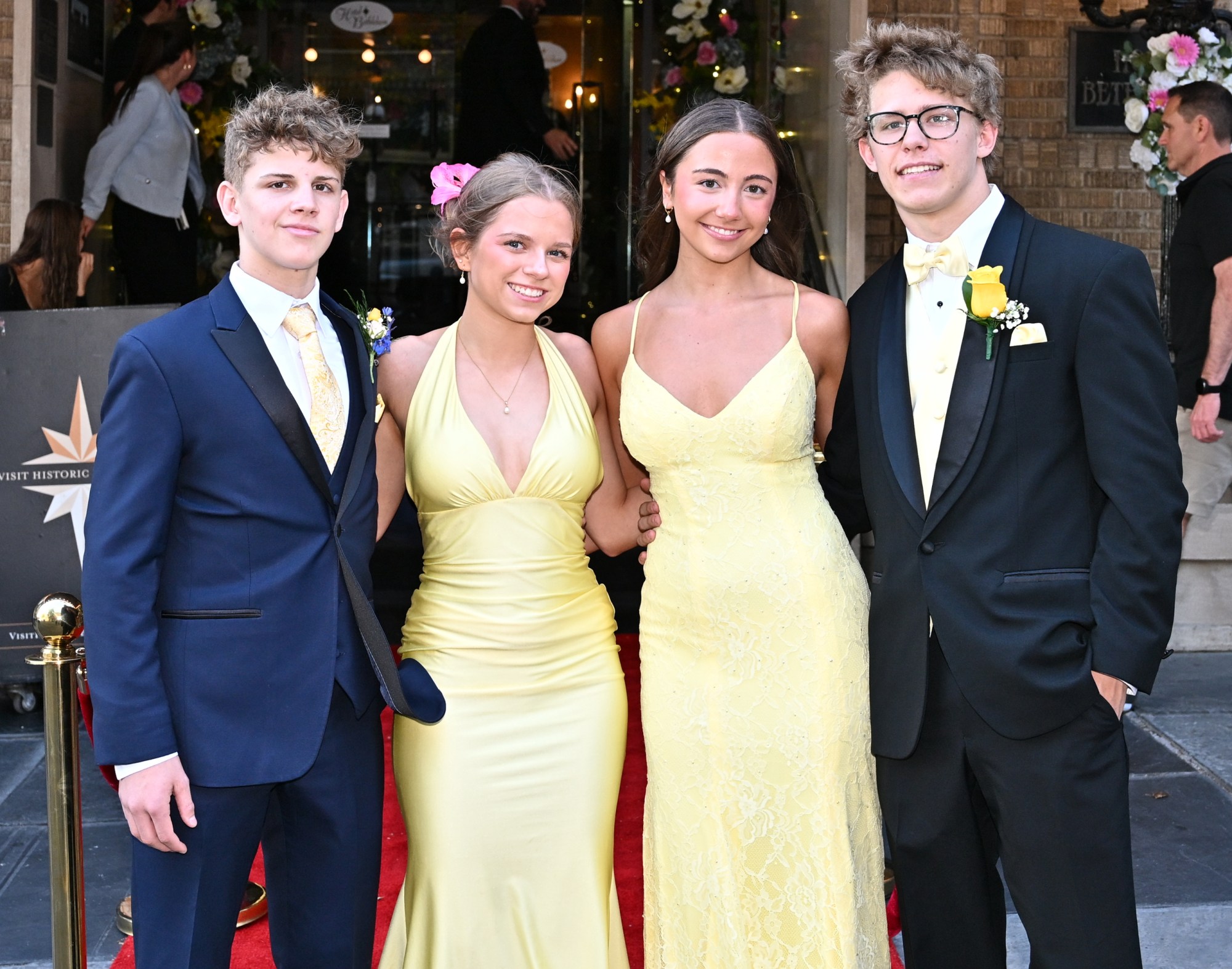 Bethlehem Catholic High School held its prom Saturday, May 16, 2026, at Hotel Bethlehem. Students and their guests arrive to the big night. (April Gamiz/The Morning Call)