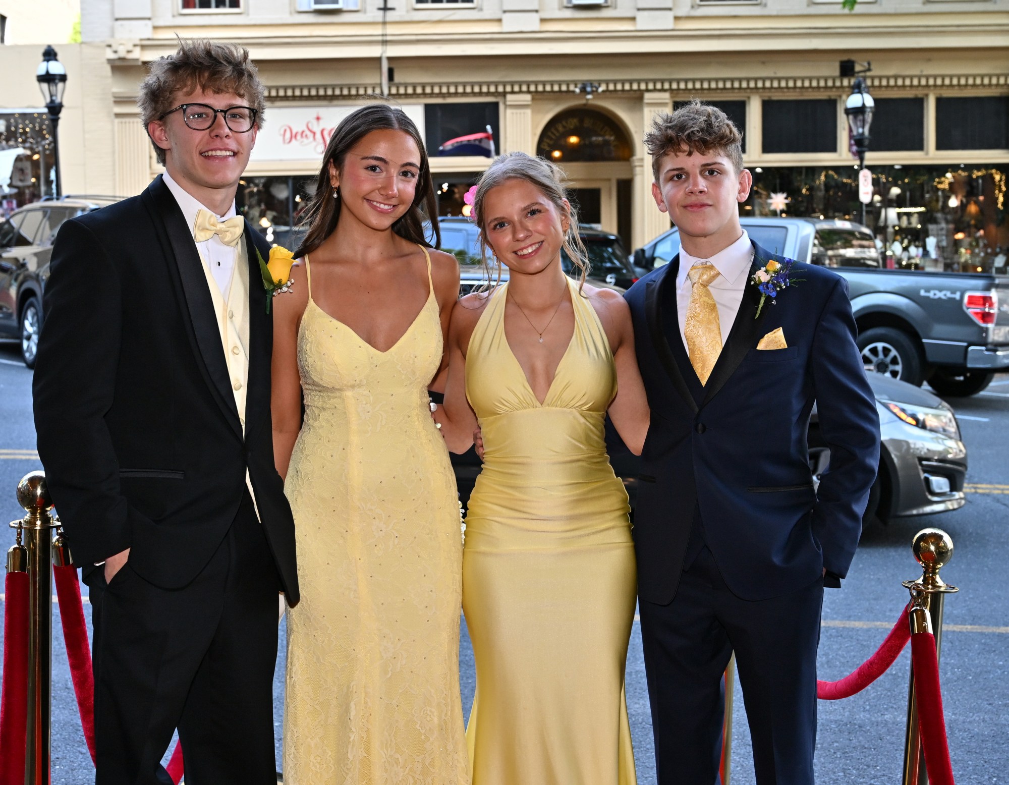 Bethlehem Catholic High School held its prom Saturday, May 16, 2026, at Hotel Bethlehem. Students and their guests arrive to the big night. (April Gamiz/The Morning Call)