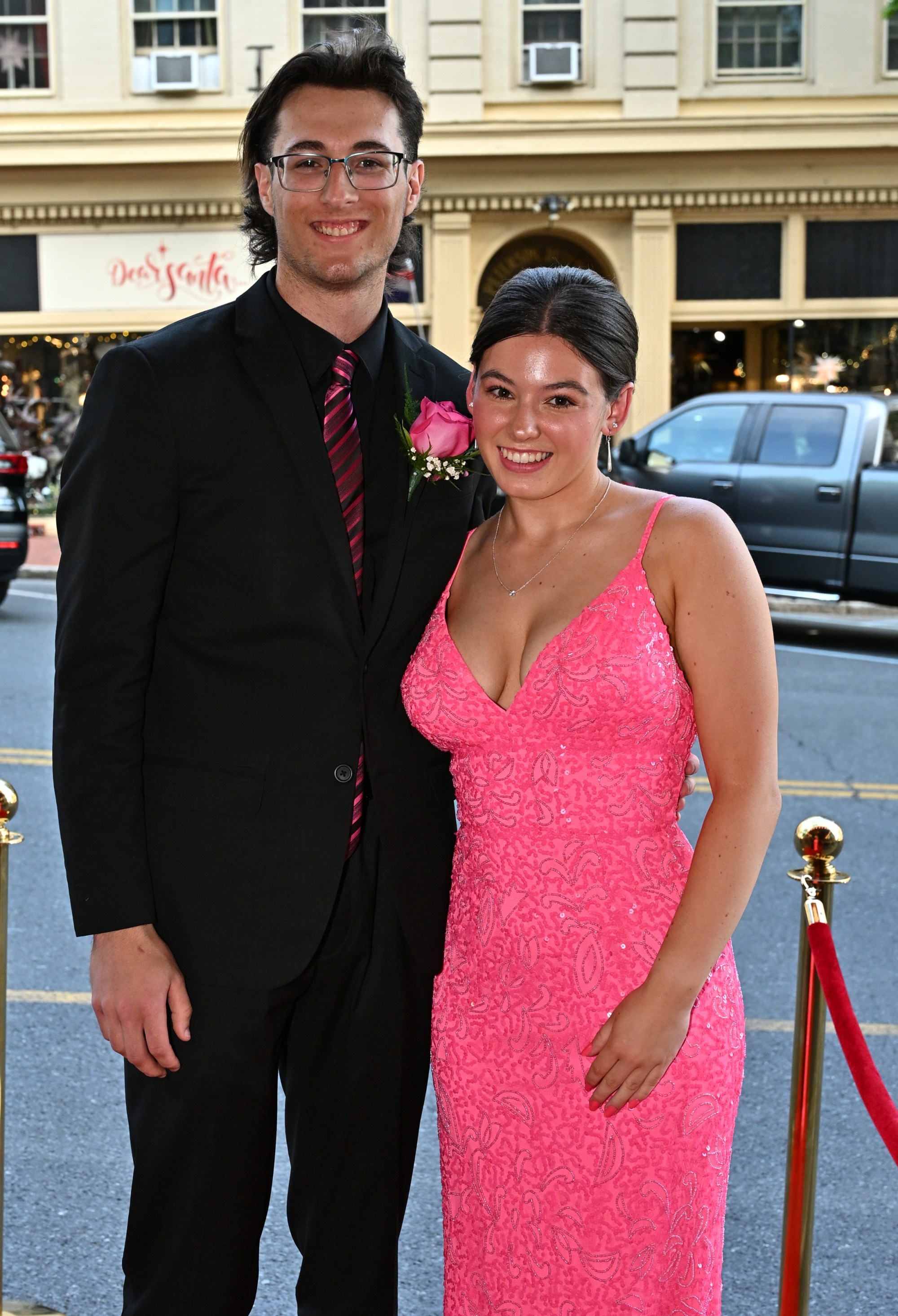 Bethlehem Catholic High School held its prom Saturday, May 16, 2026, at Hotel Bethlehem. Students and their guests arrive to the big night. (April Gamiz/The Morning Call)