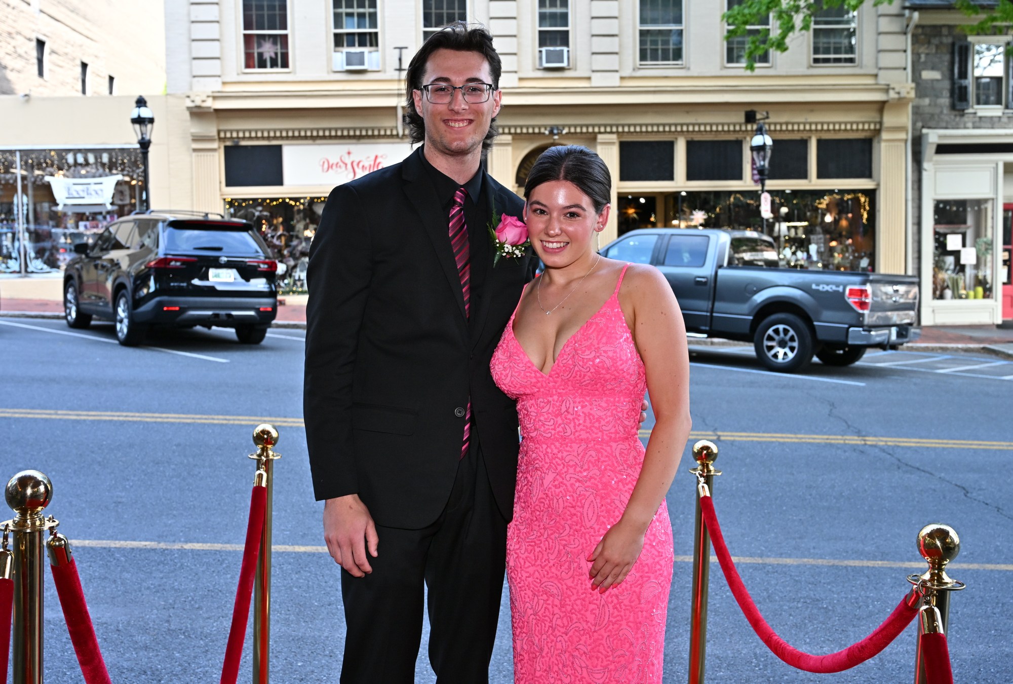 Bethlehem Catholic High School held its prom Saturday, May 16, 2026, at Hotel Bethlehem. Students and their guests arrive to the big night. (April Gamiz/The Morning Call)
