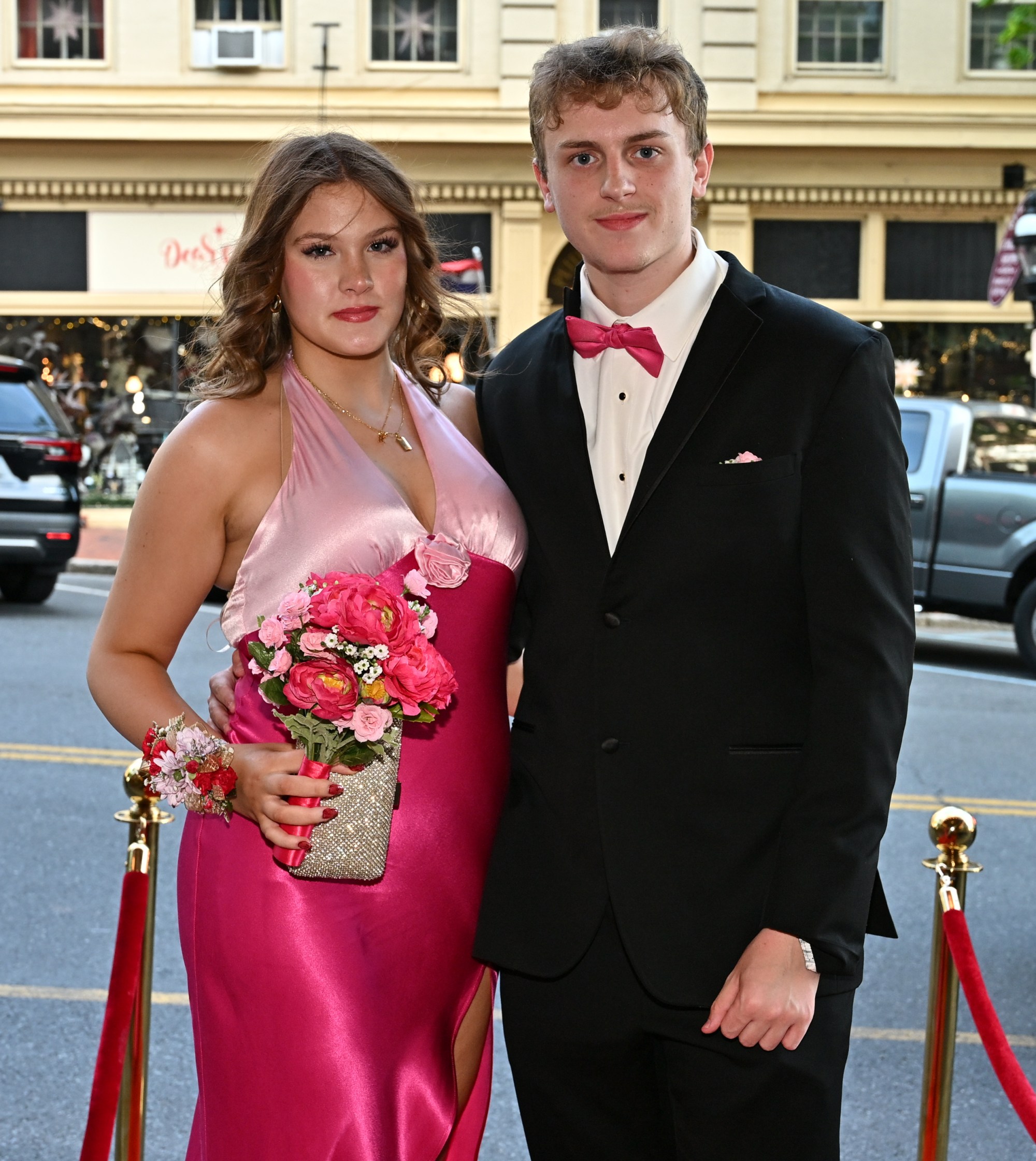 Bethlehem Catholic High School held its prom Saturday, May 16, 2026, at Hotel Bethlehem. Students and their guests arrive to the big night. (April Gamiz/The Morning Call)