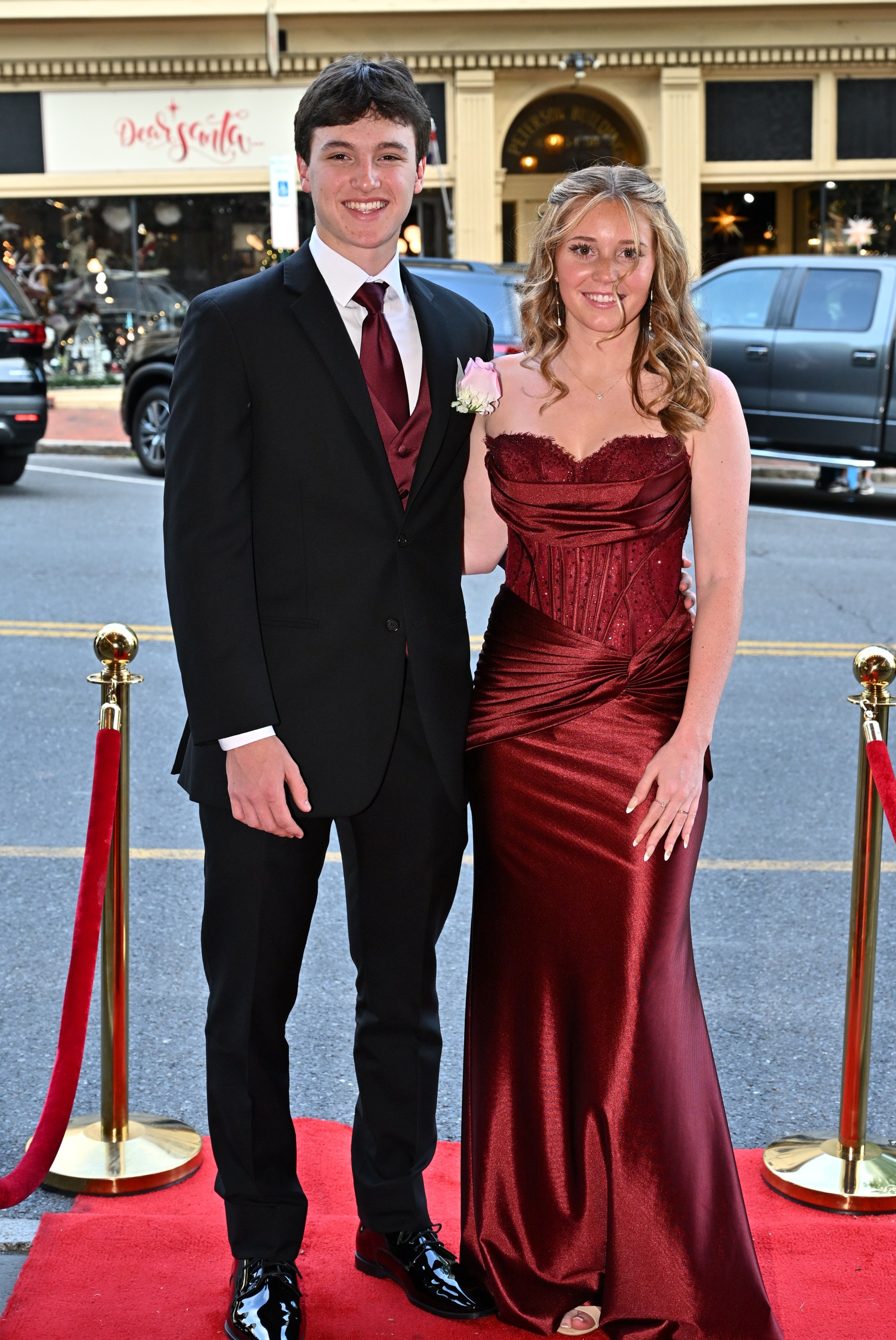 Bethlehem Catholic High School held its prom Saturday, May 16, 2026, at Hotel Bethlehem. Students and their guests arrive to the big night. (April Gamiz/The Morning Call)
