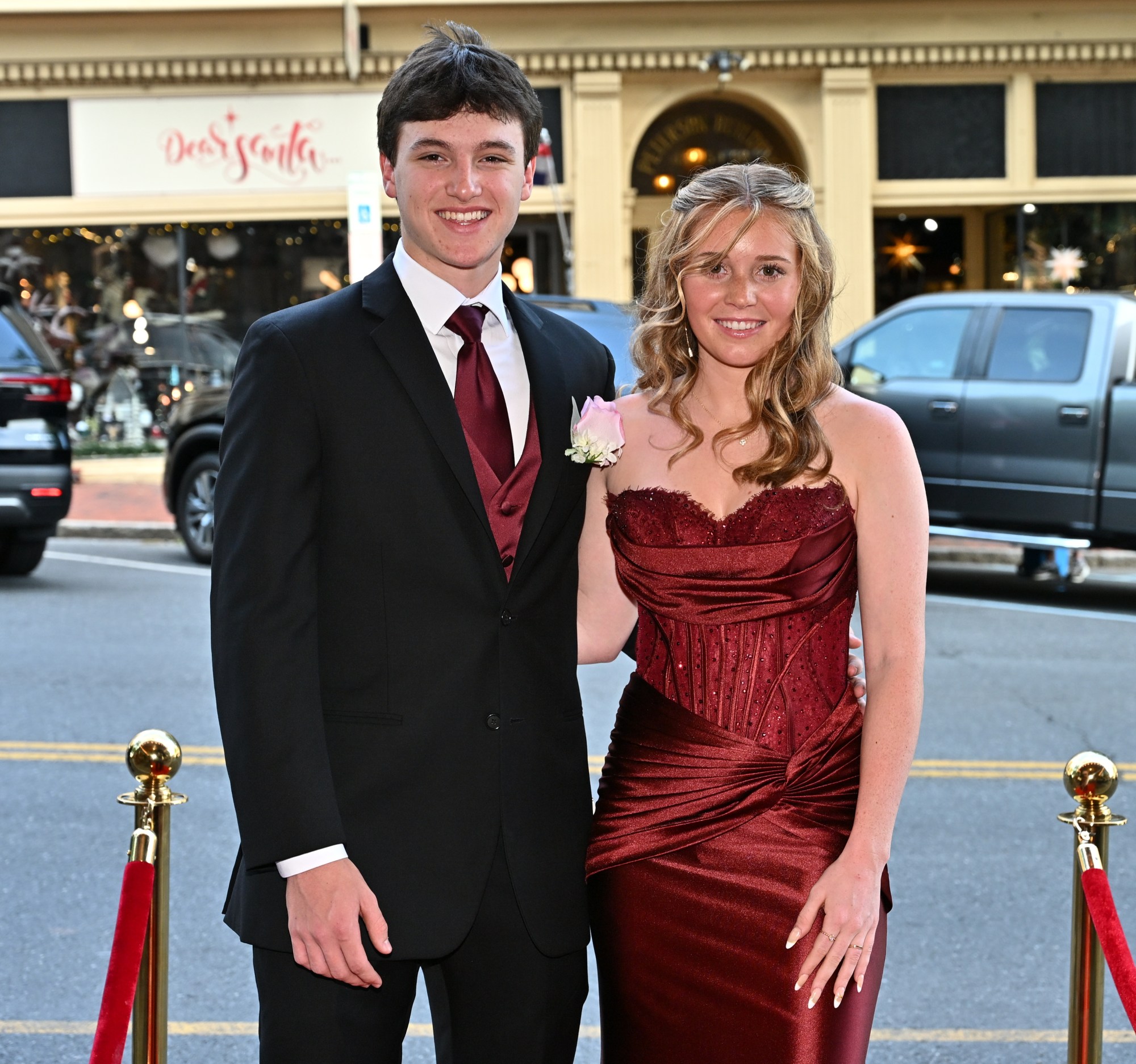 Bethlehem Catholic High School held its prom Saturday, May 16, 2026, at Hotel Bethlehem. Students and their guests arrive to the big night. (April Gamiz/The Morning Call)