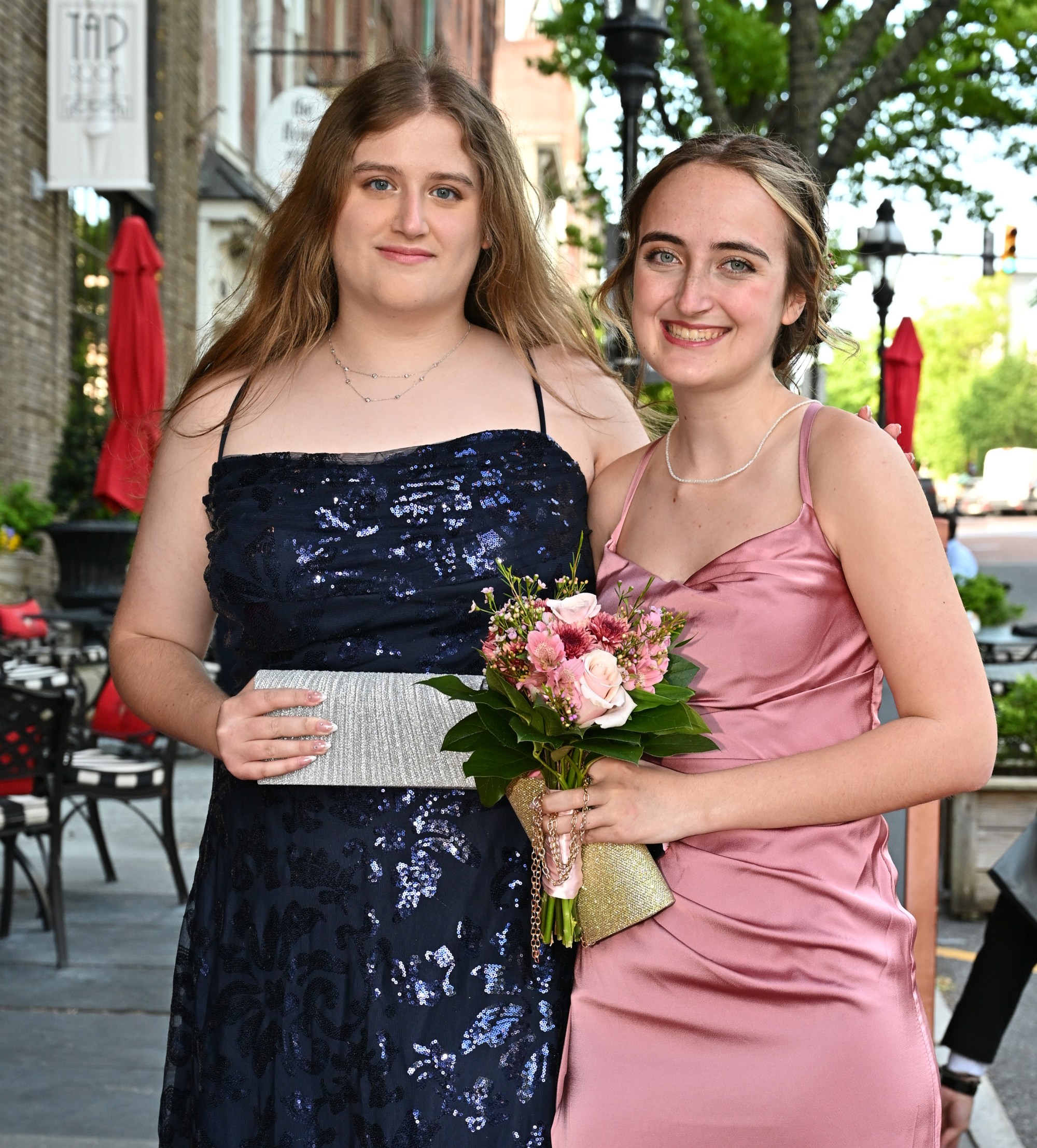 Bethlehem Catholic High School held its prom Saturday, May 16, 2026, at Hotel Bethlehem. Students and their guests arrive to the big night. (April Gamiz/The Morning Call)