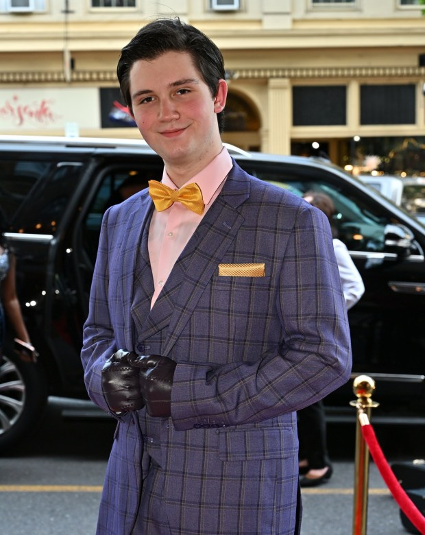 Bethlehem Catholic High School held its prom Saturday, May 16, 2026, at Hotel Bethlehem. Students and their guests arrive to the big night. (April Gamiz/The Morning Call)
