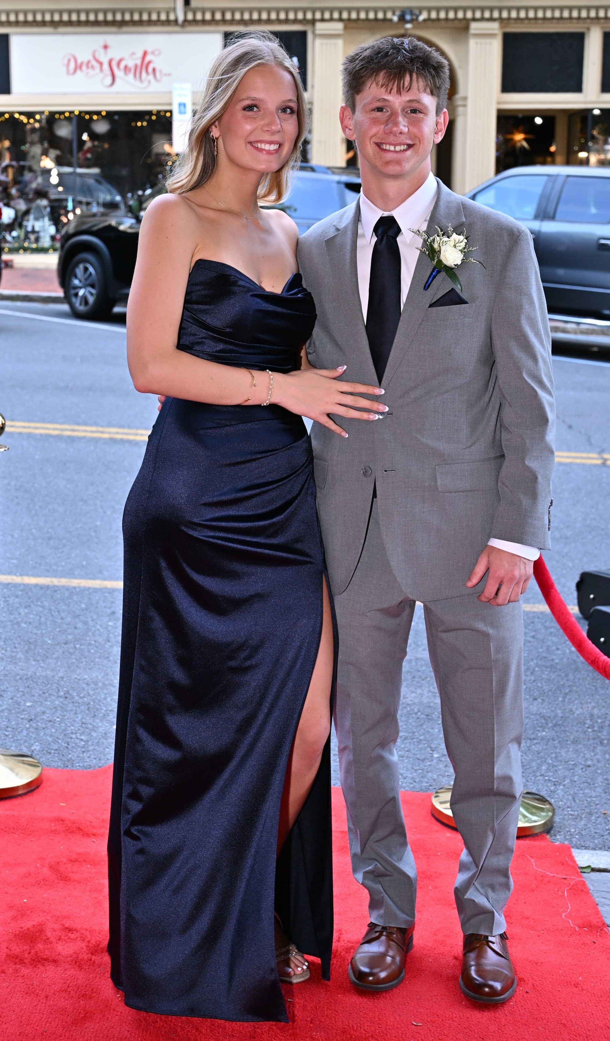 Bethlehem Catholic High School held its prom Saturday, May 16, 2026, at Hotel Bethlehem. Students and their guests arrive to the big night. (April Gamiz/The Morning Call)