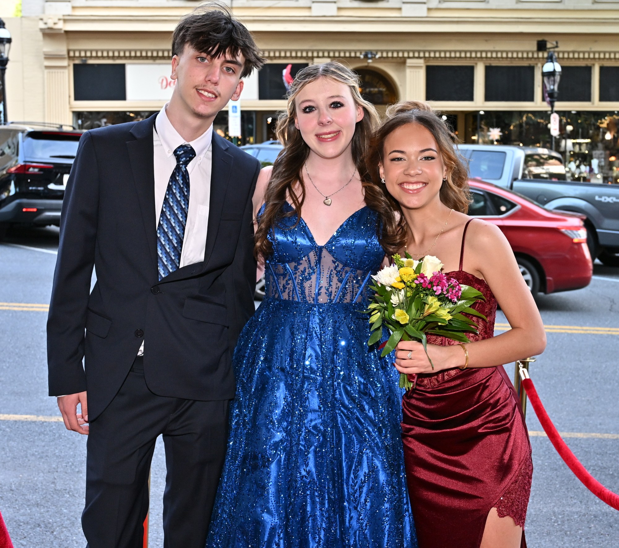 Bethlehem Catholic High School held its prom Saturday, May 16, 2026, at Hotel Bethlehem. Students and their guests arrive to the big night. (April Gamiz/The Morning Call)
