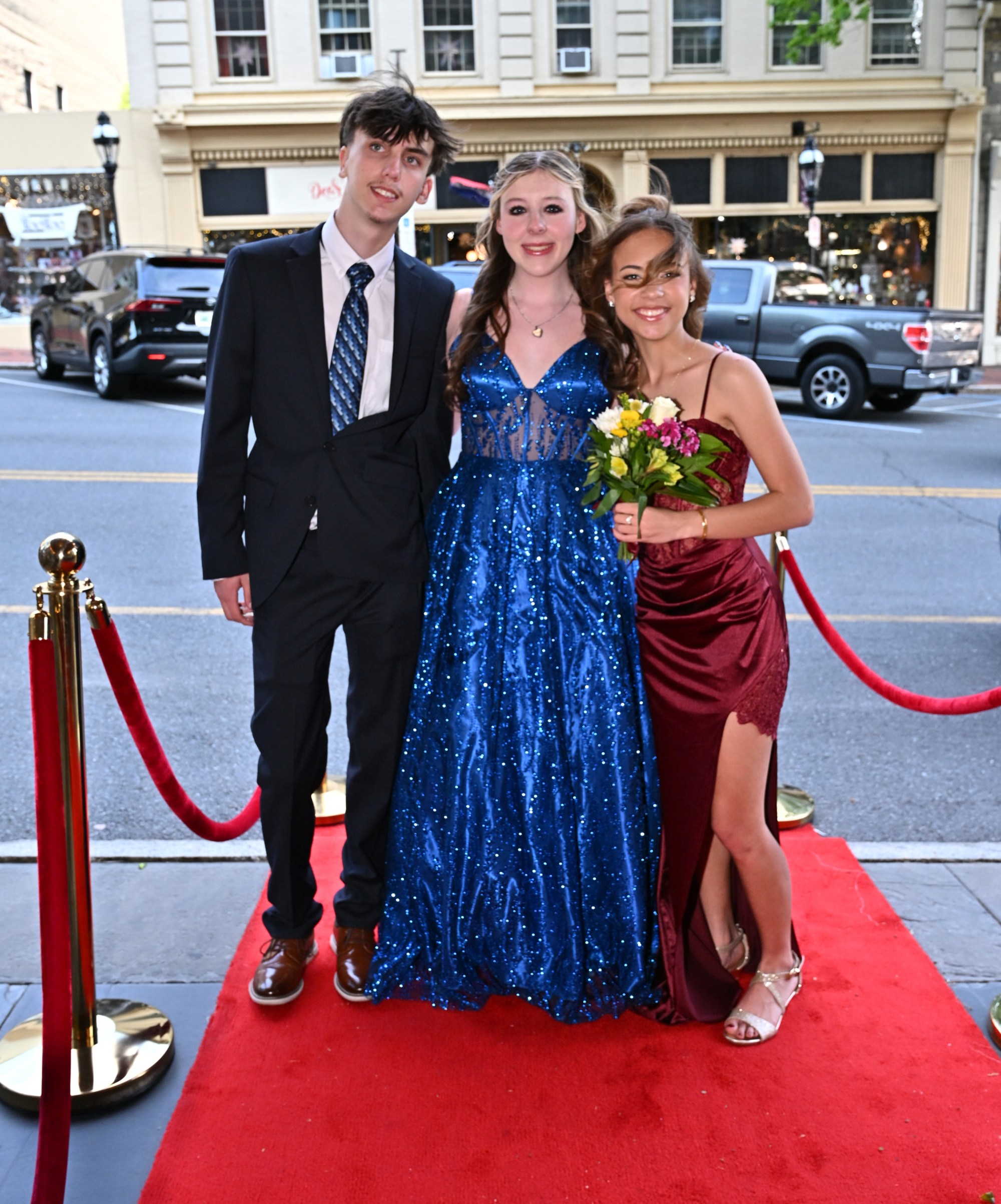 Bethlehem Catholic High School held its prom Saturday, May 16, 2026, at Hotel Bethlehem. Students and their guests arrive to the big night. (April Gamiz/The Morning Call)