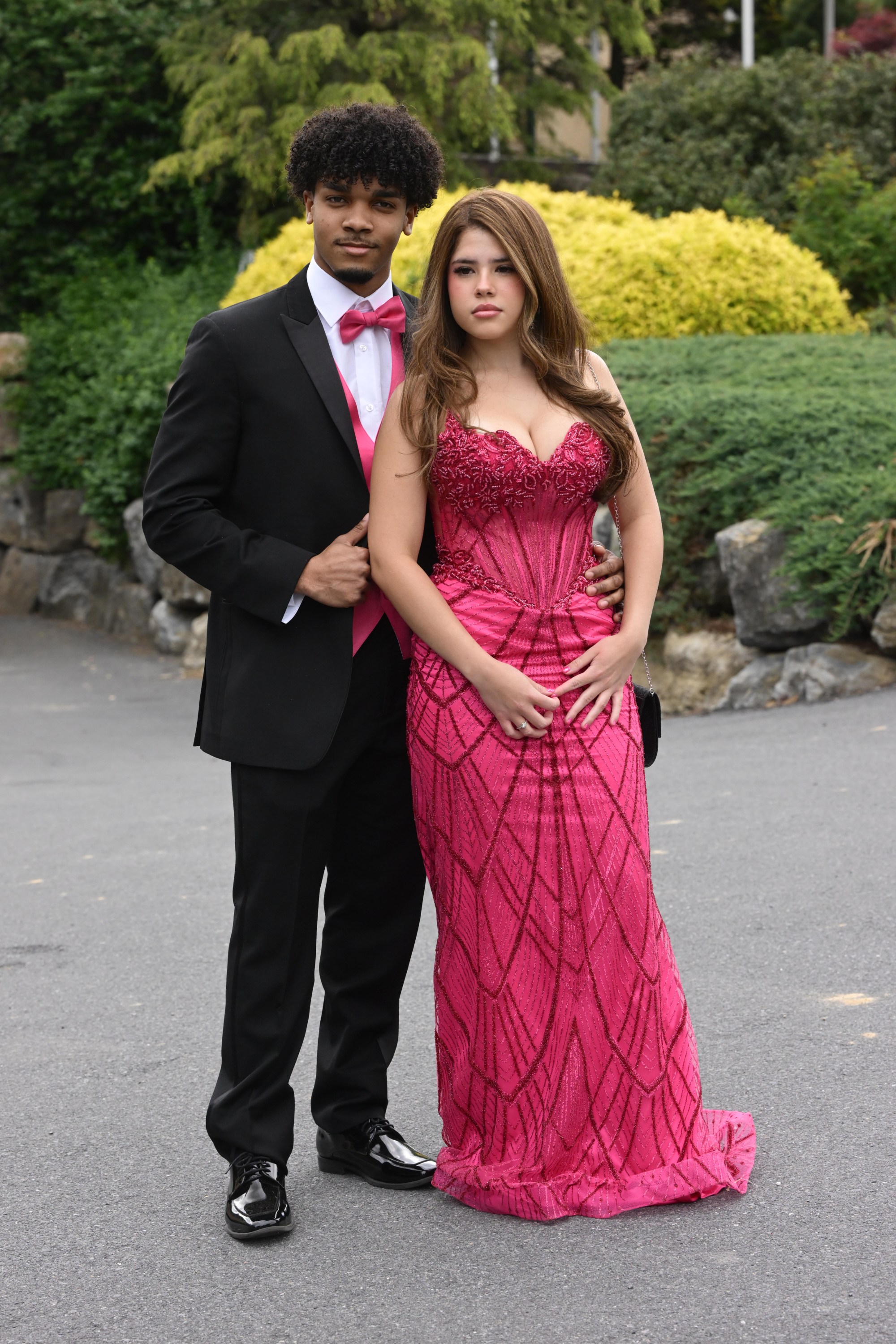 Catasauqua High School held its prom Friday, May 15, 2026, at Woodstone Country Club in Danielsville. Students and their guests arrive to the big night. (Monica Cabrera/The Morning Call)