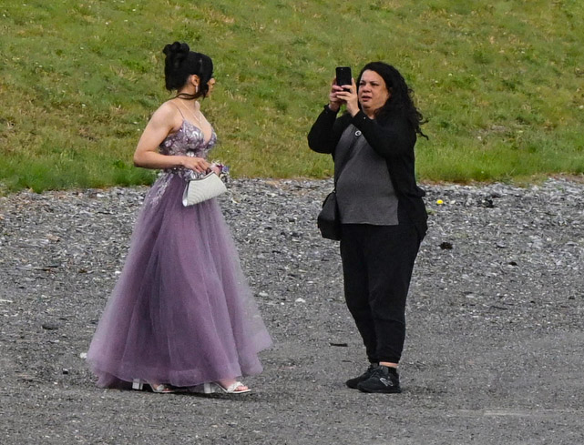 Catasauqua High School held its prom Friday, May 15, 2026, at Woodstone Country Club in Danielsville. Students and their guests arrive to the big night. (Monica Cabrera/The Morning Call)
