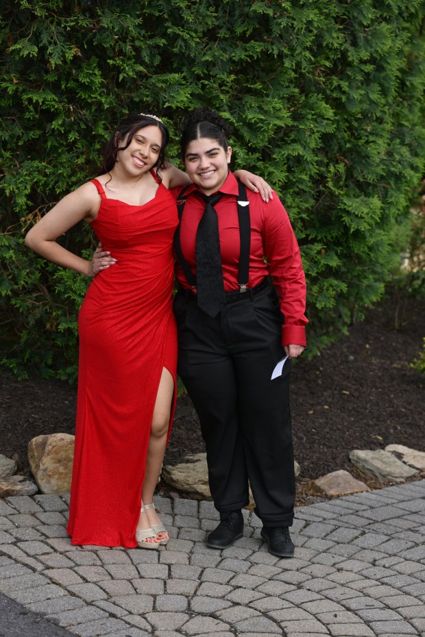 Catasauqua High School held its prom Friday, May 15, 2026, at Woodstone Country Club in Danielsville. Students and their guests arrive to the big night. (Monica Cabrera/The Morning Call)