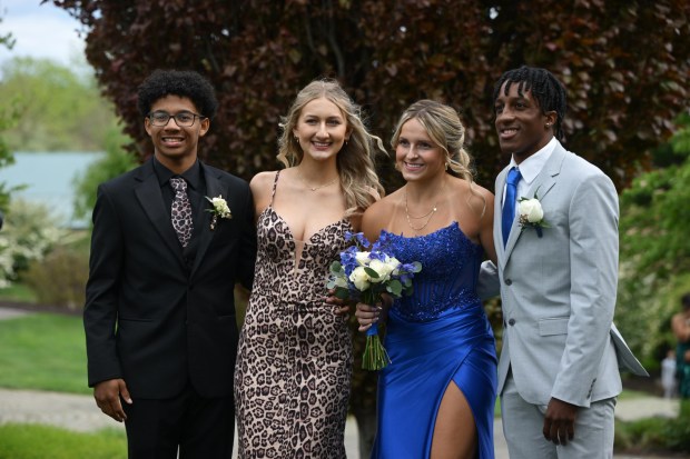 Catasauqua High School held its prom Friday, May 15, 2026, at Woodstone Country Club in Danielsville. Students and their guests arrive to the big night. (Monica Cabrera/The Morning Call)