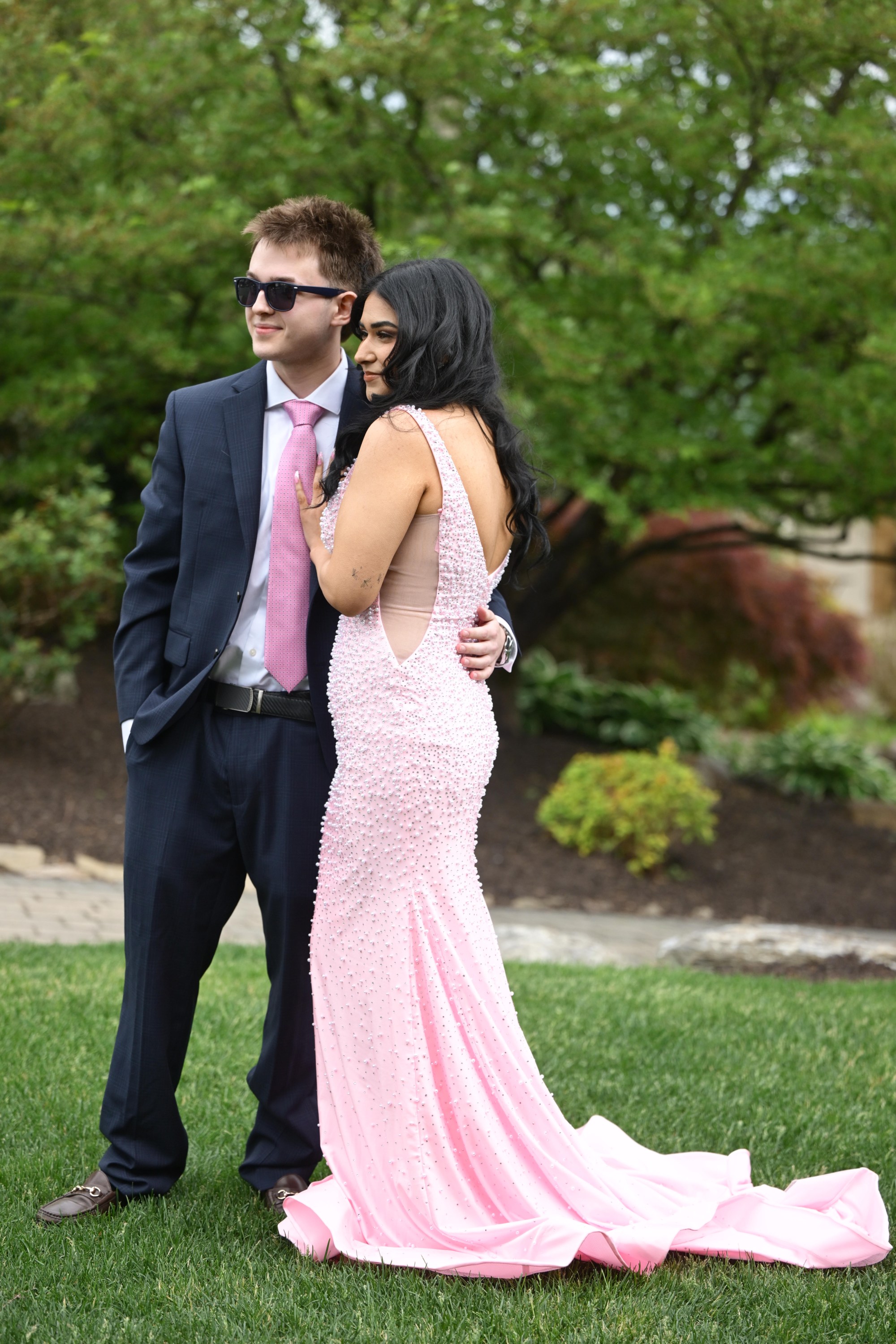 Catasauqua High School held its prom Friday, May 15, 2026, at Woodstone Country Club in Danielsville. Students and their guests arrive to the big night. (Monica Cabrera/The Morning Call)