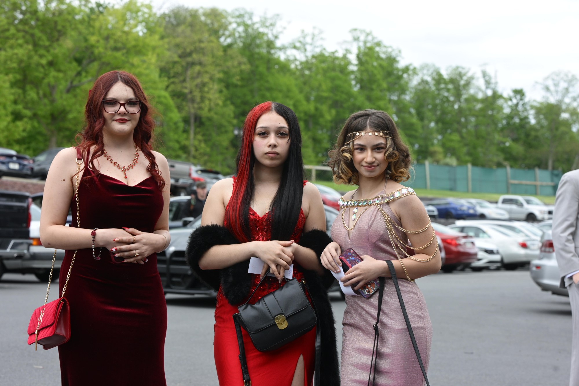 Catasauqua High School held its prom Friday, May 15, 2026, at Woodstone Country Club in Danielsville. Students and their guests arrive to the big night. (Monica Cabrera/The Morning Call)