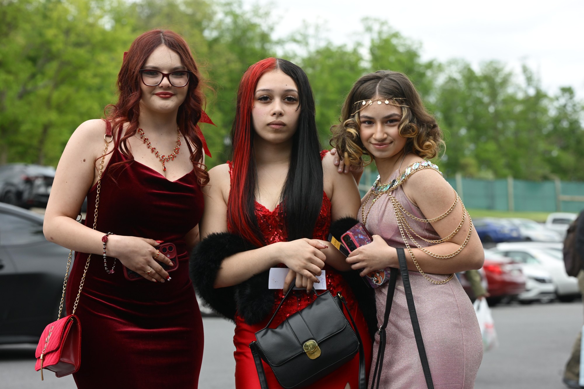 Catasauqua High School held its prom Friday, May 15, 2026, at Woodstone Country Club in Danielsville. Students and their guests arrive to the big night. (Monica Cabrera/The Morning Call)