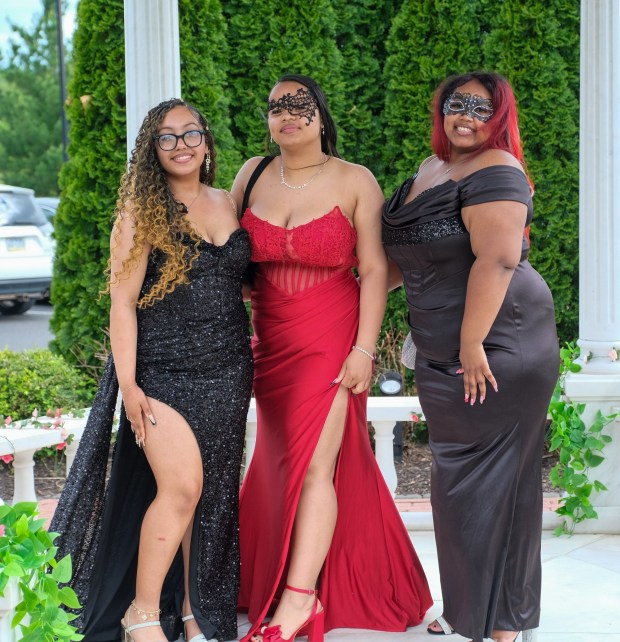 Dieruff High School held its prom Friday, May 15, 2026, at the Centennial Catering and Conference Center in Upper Saucon Township. Students and their guests arrive to the big night. (Sharon Merkel/Special to The Morning Call)