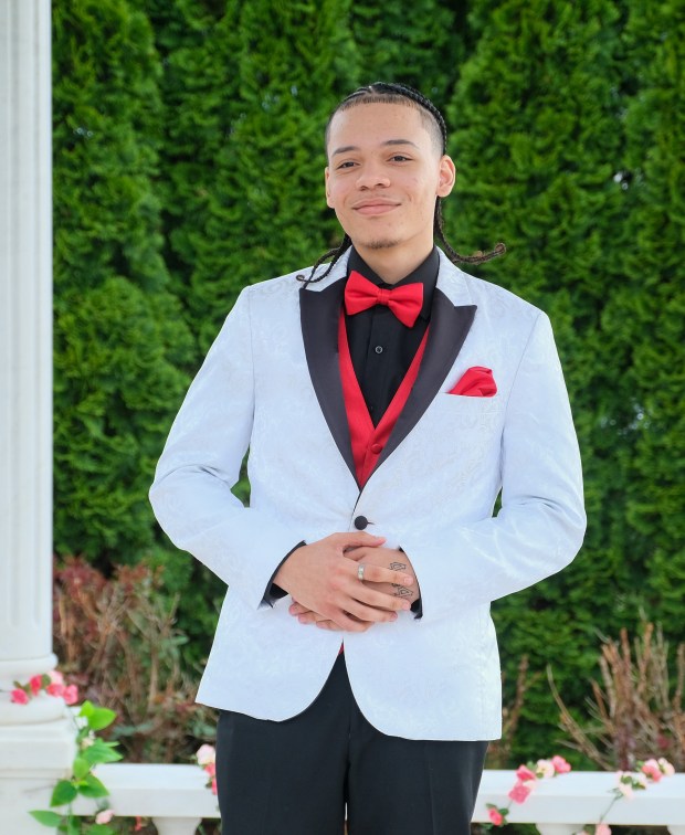 Dieruff High School held its prom Friday, May 15, 2026, at the Centennial Catering and Conference Center in Upper Saucon Township. Students and their guests arrive to the big night. (Sharon Merkel/Special to The Morning Call)