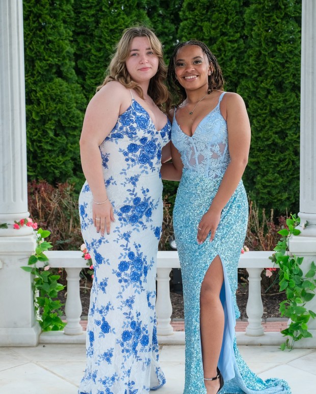 Dieruff High School held its prom Friday, May 15, 2026, at the Centennial Catering and Conference Center in Upper Saucon Township. Students and their guests arrive to the big night. (Sharon Merkel/Special to The Morning Call)
