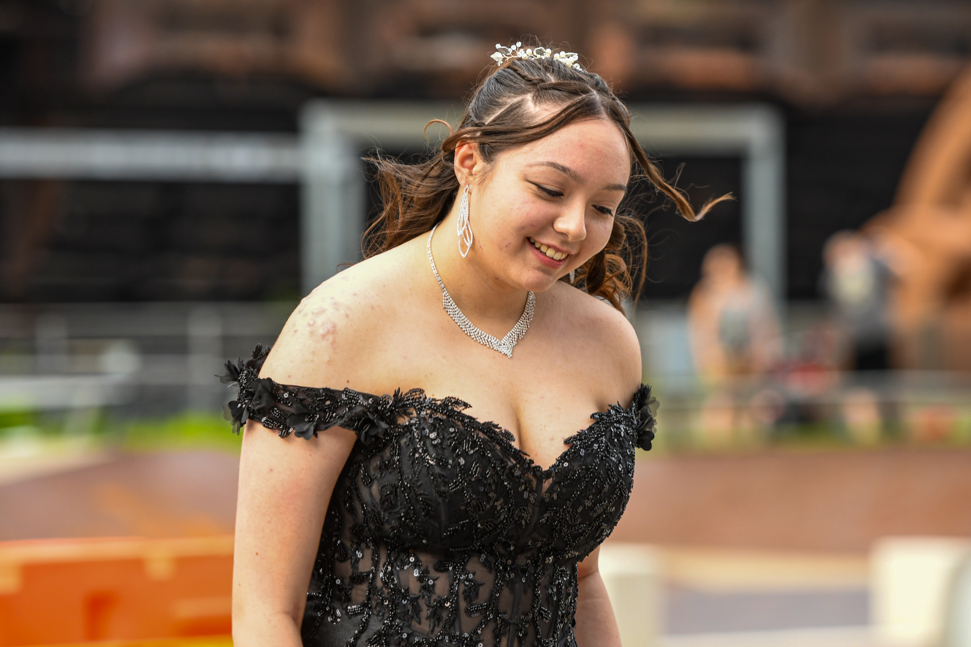 Easton Area High School held its prom Saturday, May 16, at SteelStacks in Bethlehem. Students and their guests arrive to the big night. (Riley Gallagher/Christmas City Studio)