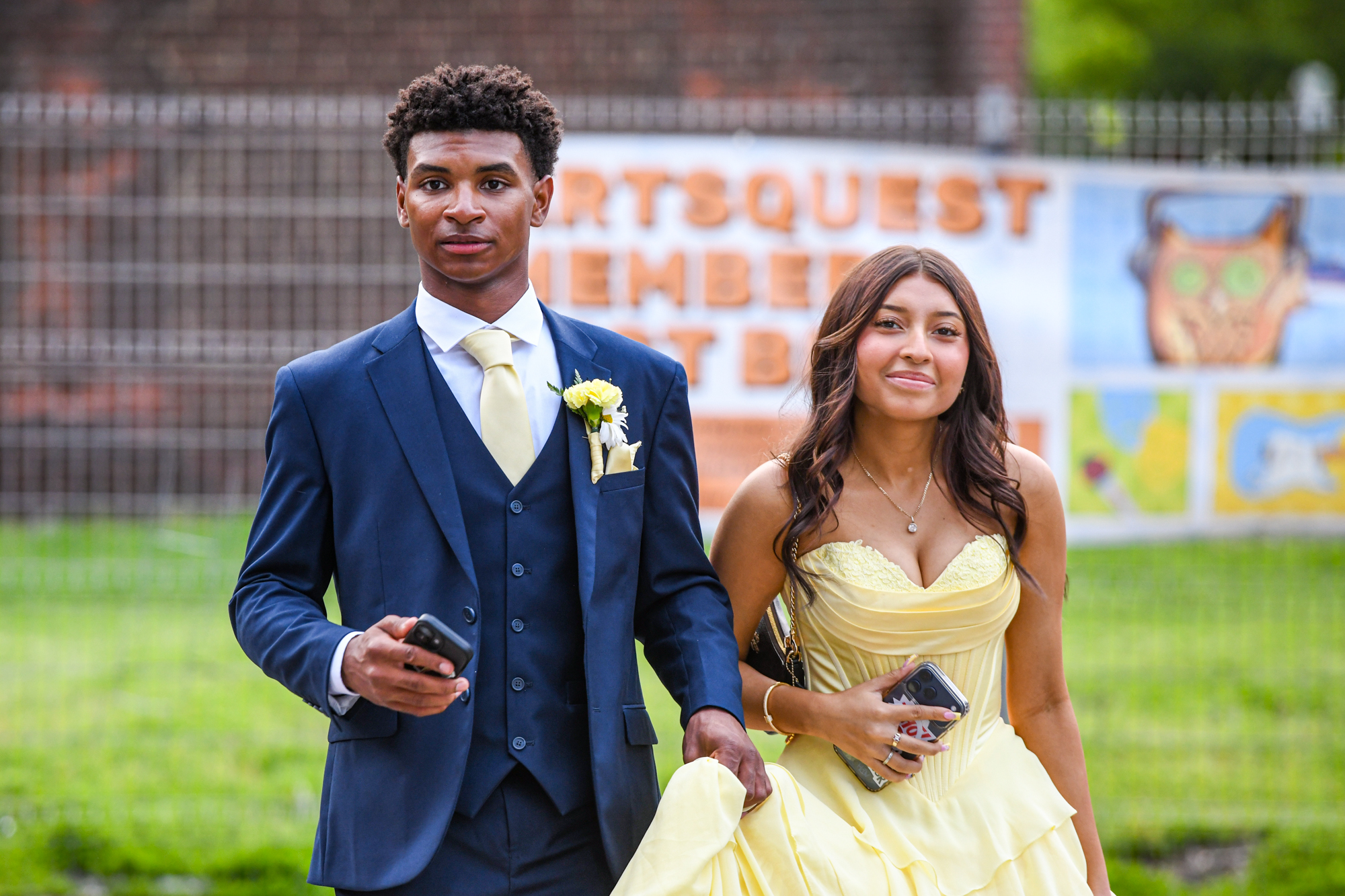 Easton Area High School held its prom Saturday, May 16, at SteelStacks in Bethlehem. Students and their guests arrive to the big night. (Riley Gallagher/Christmas City Studio)