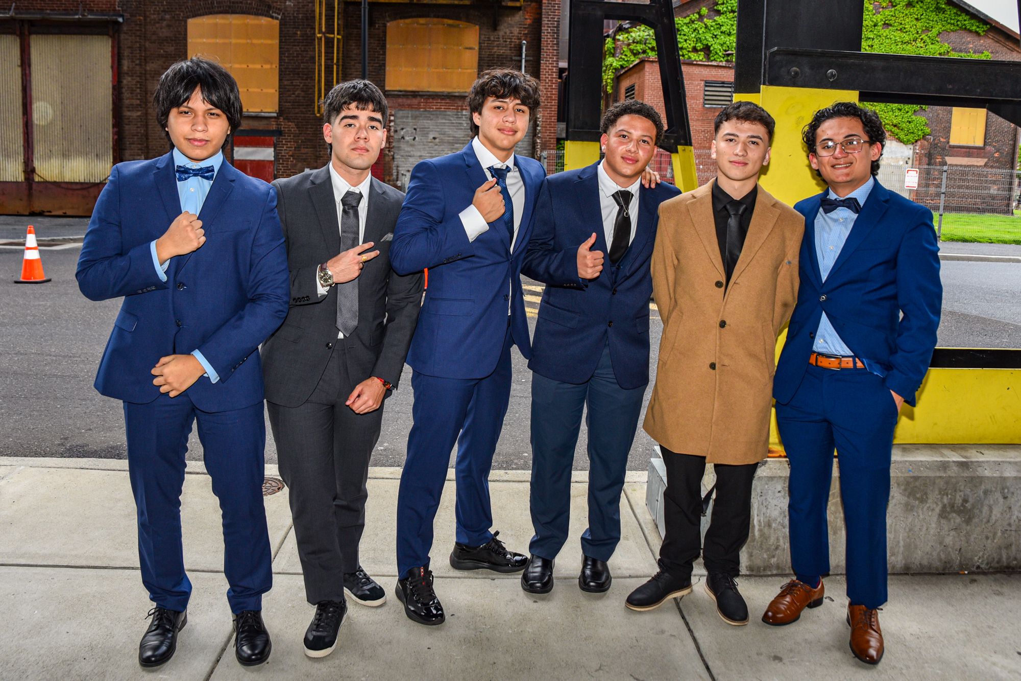 Easton Area High School held its prom Saturday, May 16, at SteelStacks in Bethlehem. Students and their guests arrive to the big night. (Riley Gallagher/Christmas City Studio)