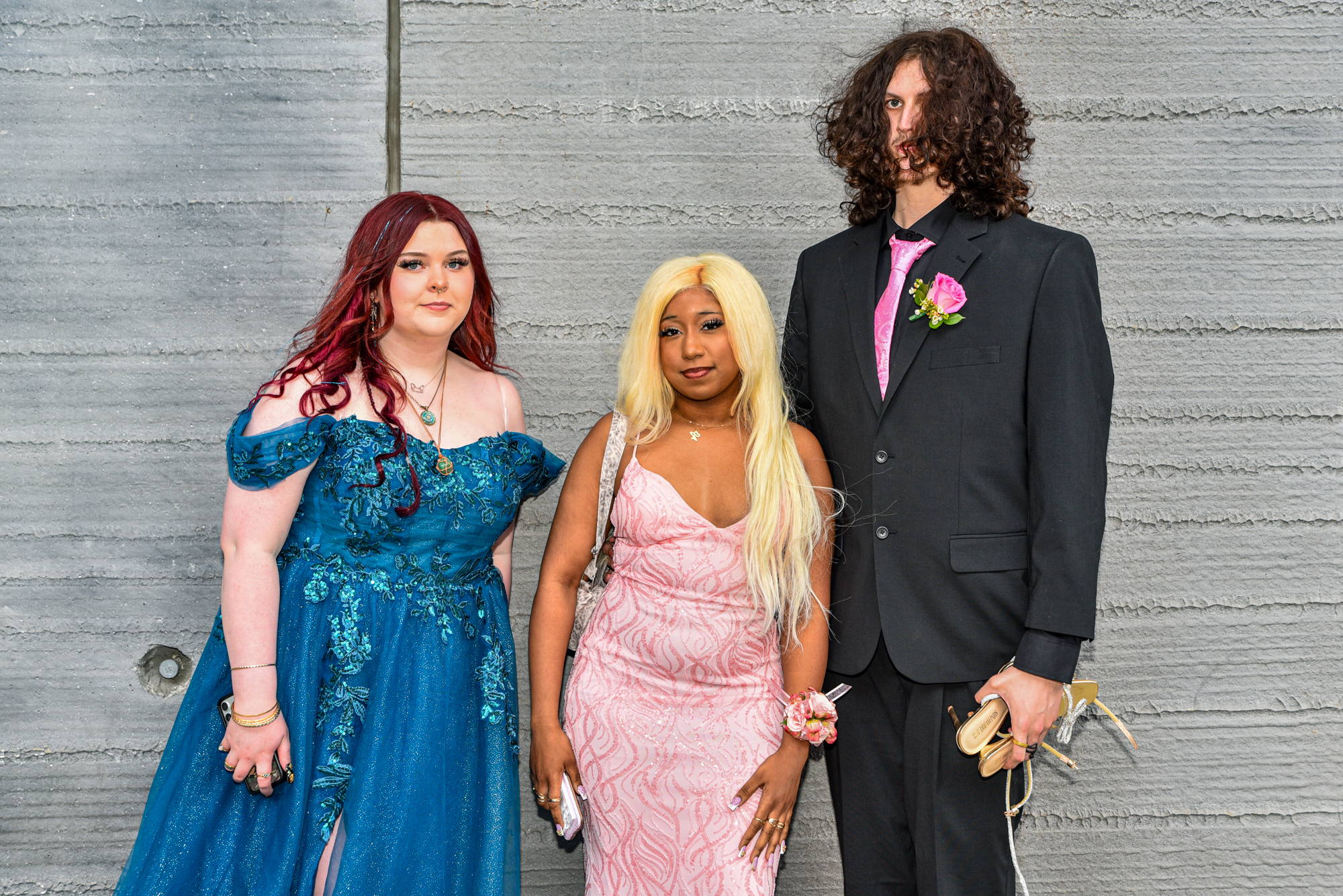 Easton Area High School held its prom Saturday, May 16, at SteelStacks in Bethlehem. Students and their guests arrive to the big night. (Riley Gallagher/Christmas City Studio)