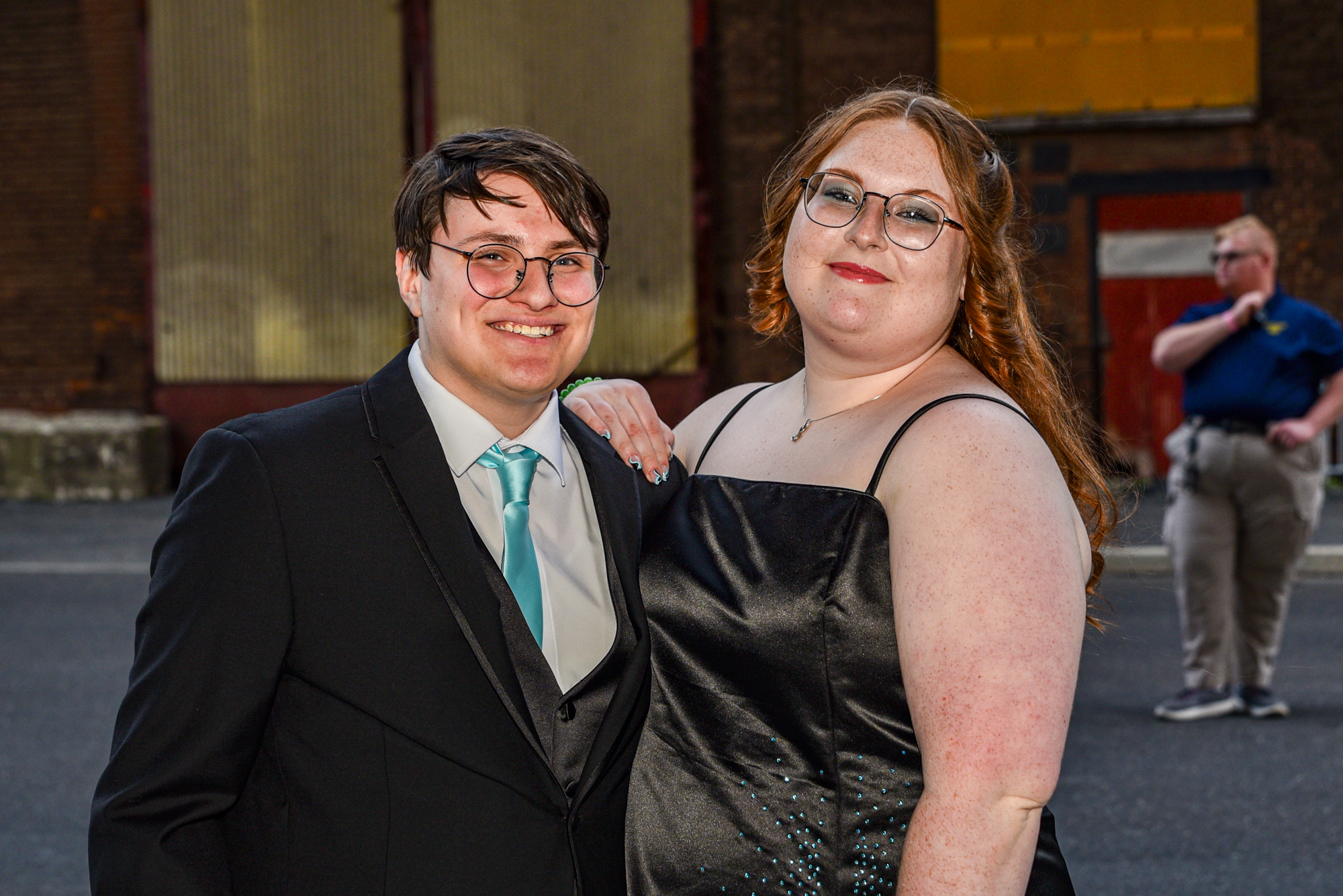 Easton Area High School held its prom Saturday, May 16, at SteelStacks in Bethlehem. Students and their guests arrive to the big night. (Riley Gallagher/Christmas City Studio)
