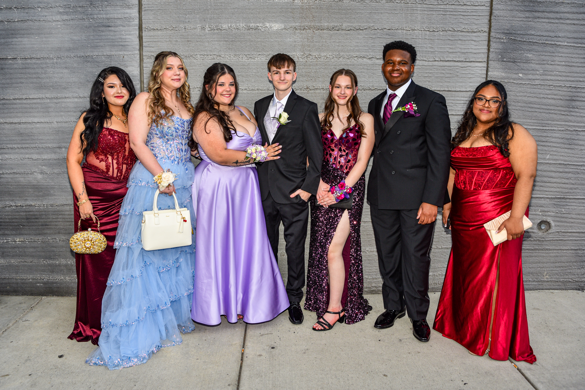 Easton Area High School held its prom Saturday, May 16, at SteelStacks in Bethlehem. Students and their guests arrive to the big night. (Riley Gallagher/Christmas City Studio)