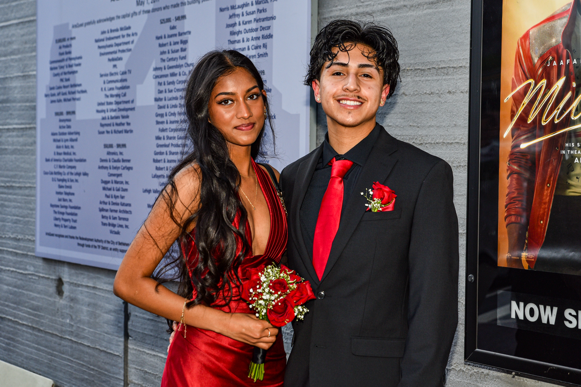 Easton Area High School held its prom Saturday, May 16, at SteelStacks in Bethlehem. Students and their guests arrive to the big night. (Riley Gallagher/Christmas City Studio)